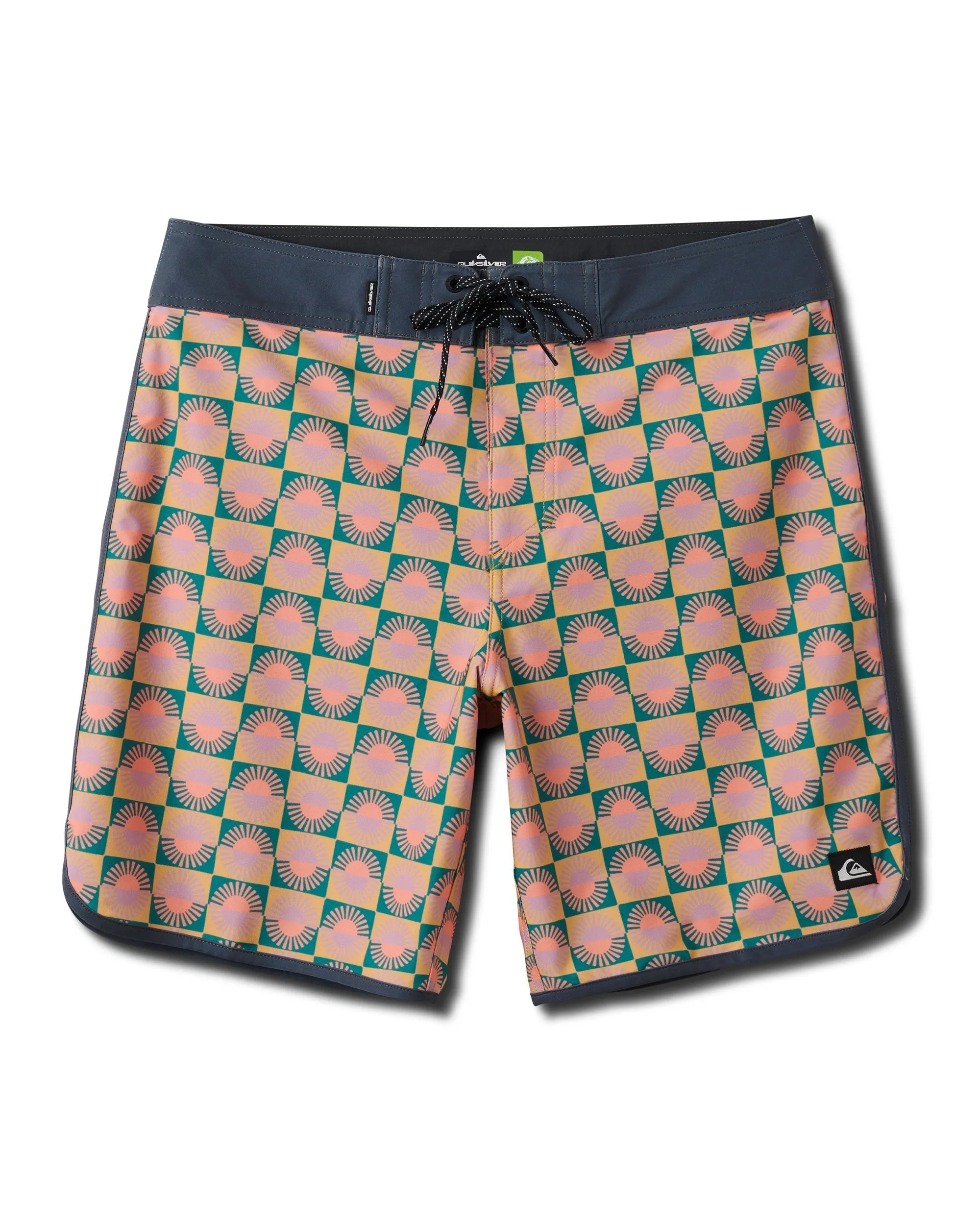 Surfsilk Scallop 19" Boardshorts - Mustard sold by Quiksilver