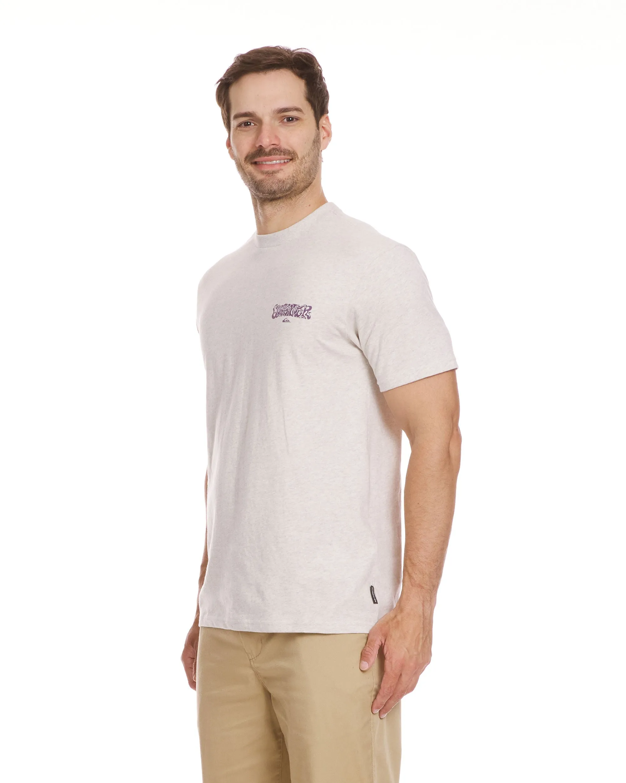 Outside Inside T-Shirt - Silver White Heather sold by Quiksilver product image thumbnail 3