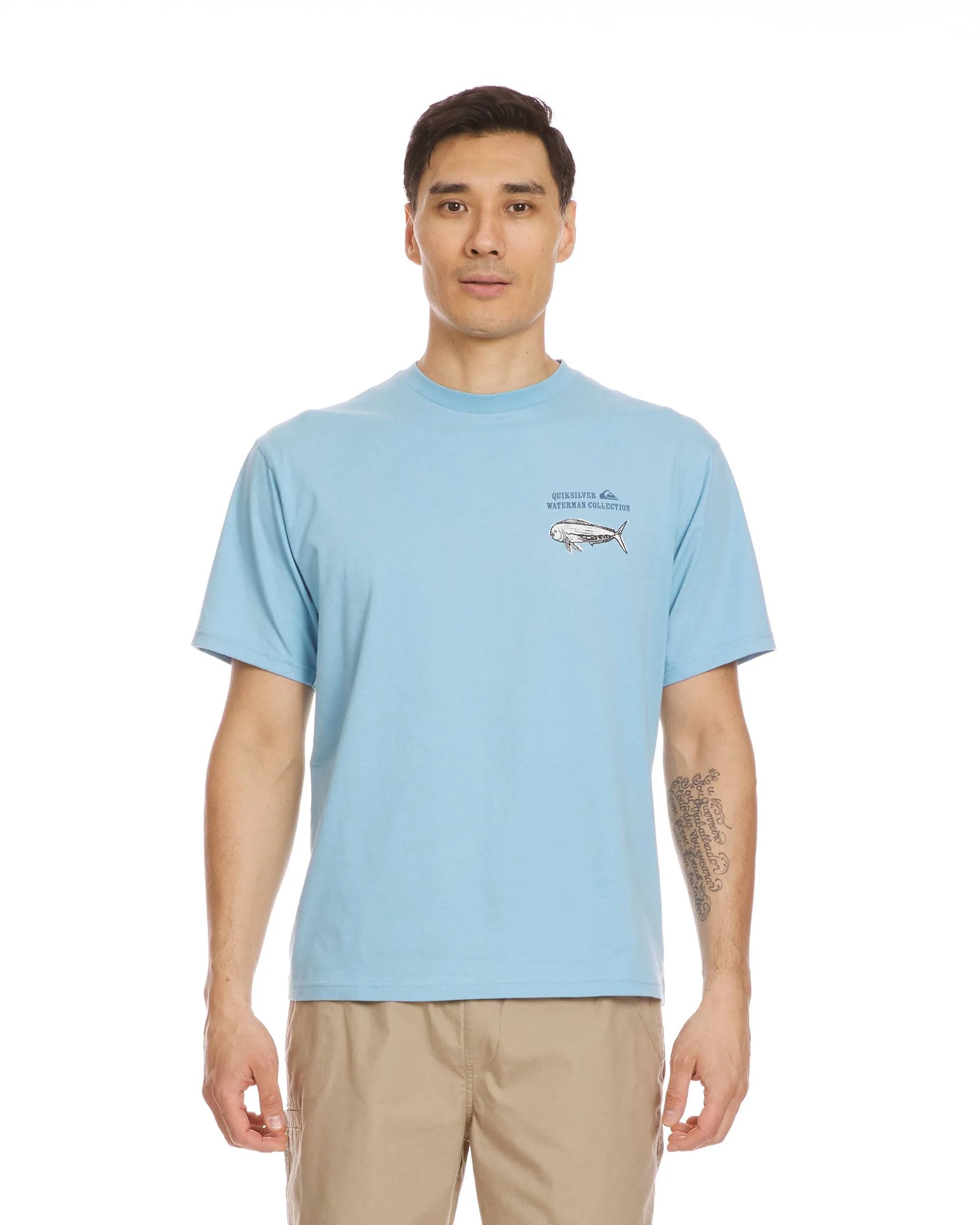 Waterman Mahi Sandwich T-Shirt - Cali Blue sold by Quiksilver