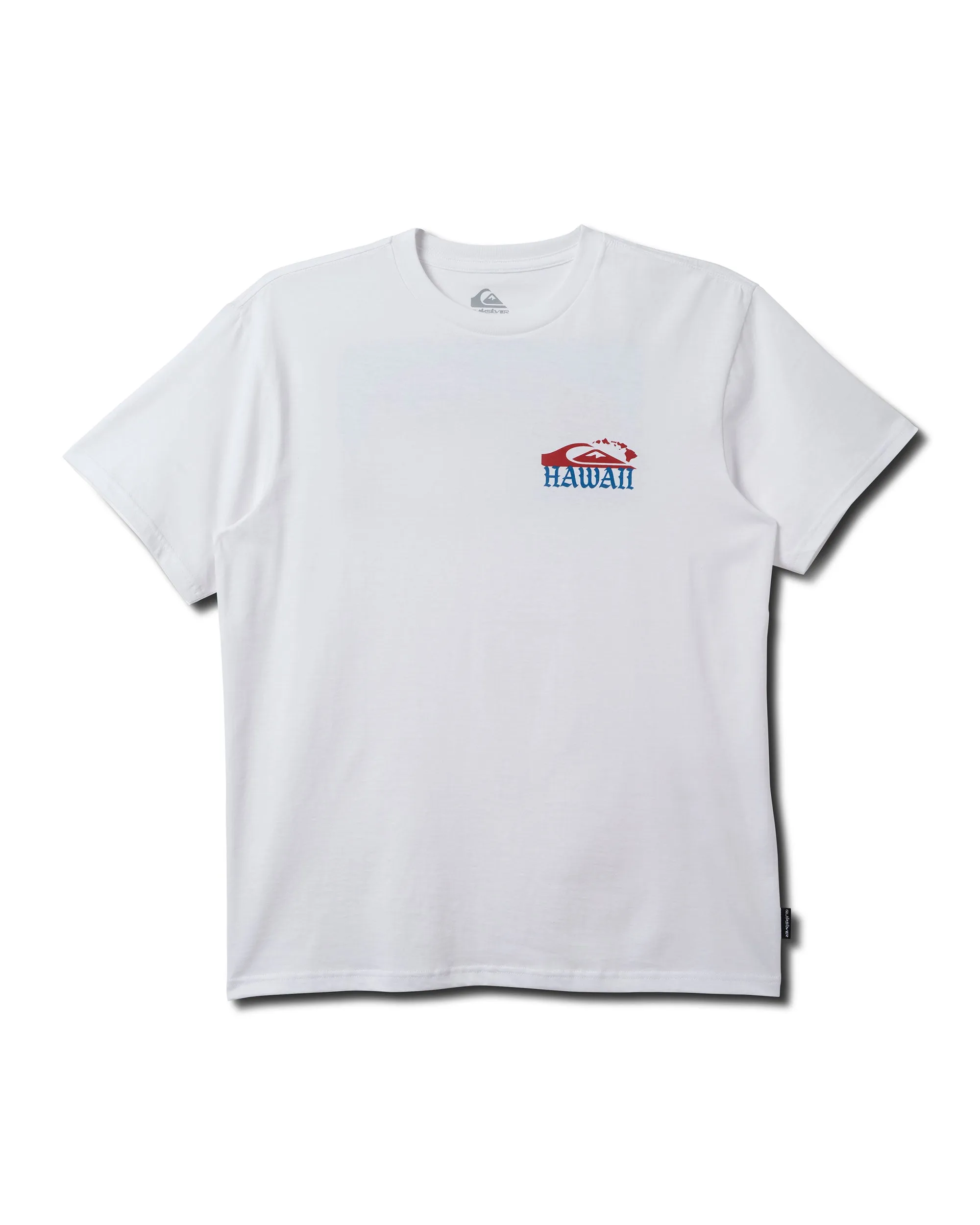 Hawaii Island Print T-Shirt - White sold by Quiksilver