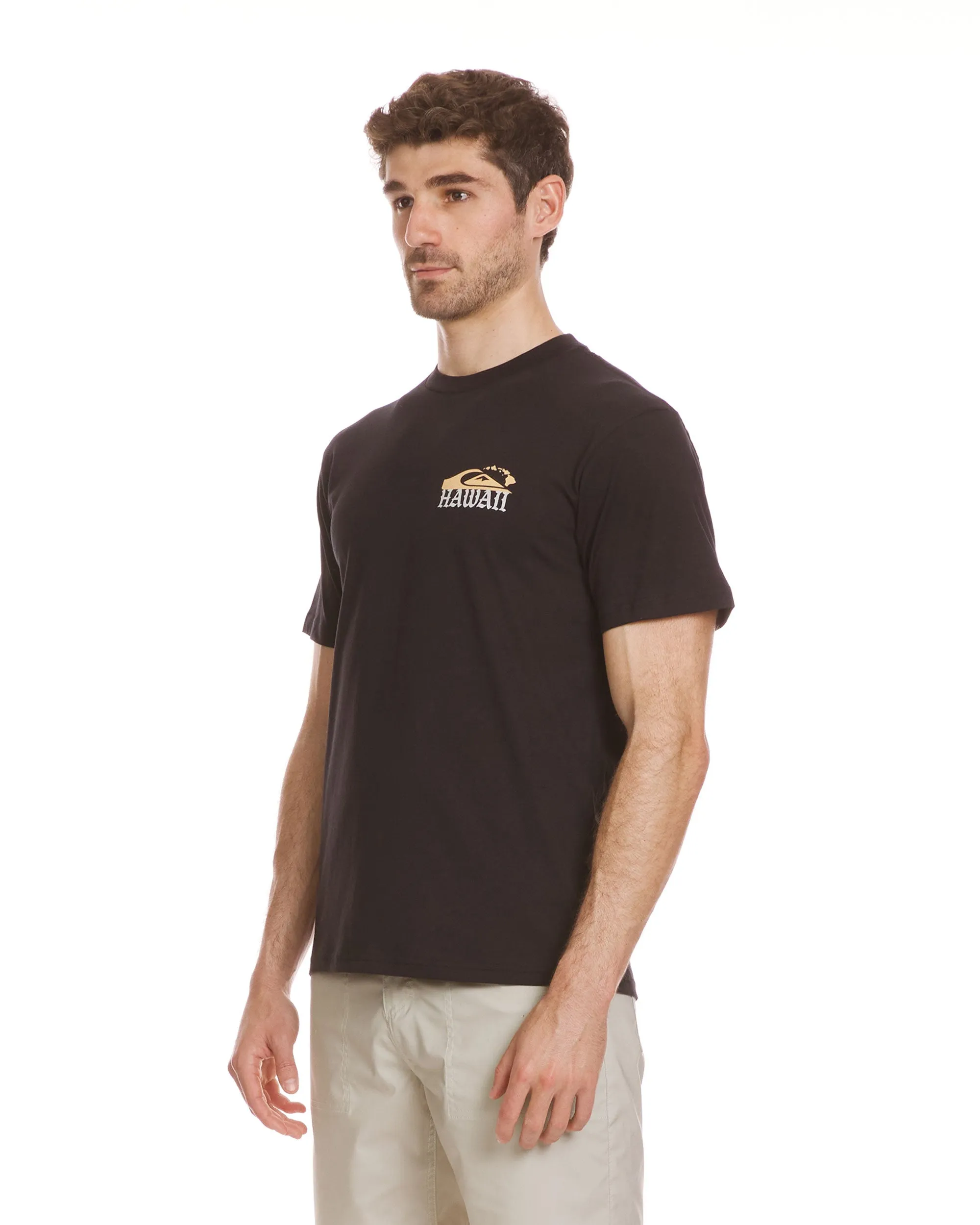 Hawaii Island Print T-Shirt - Black sold by Quiksilver product image thumbnail 3