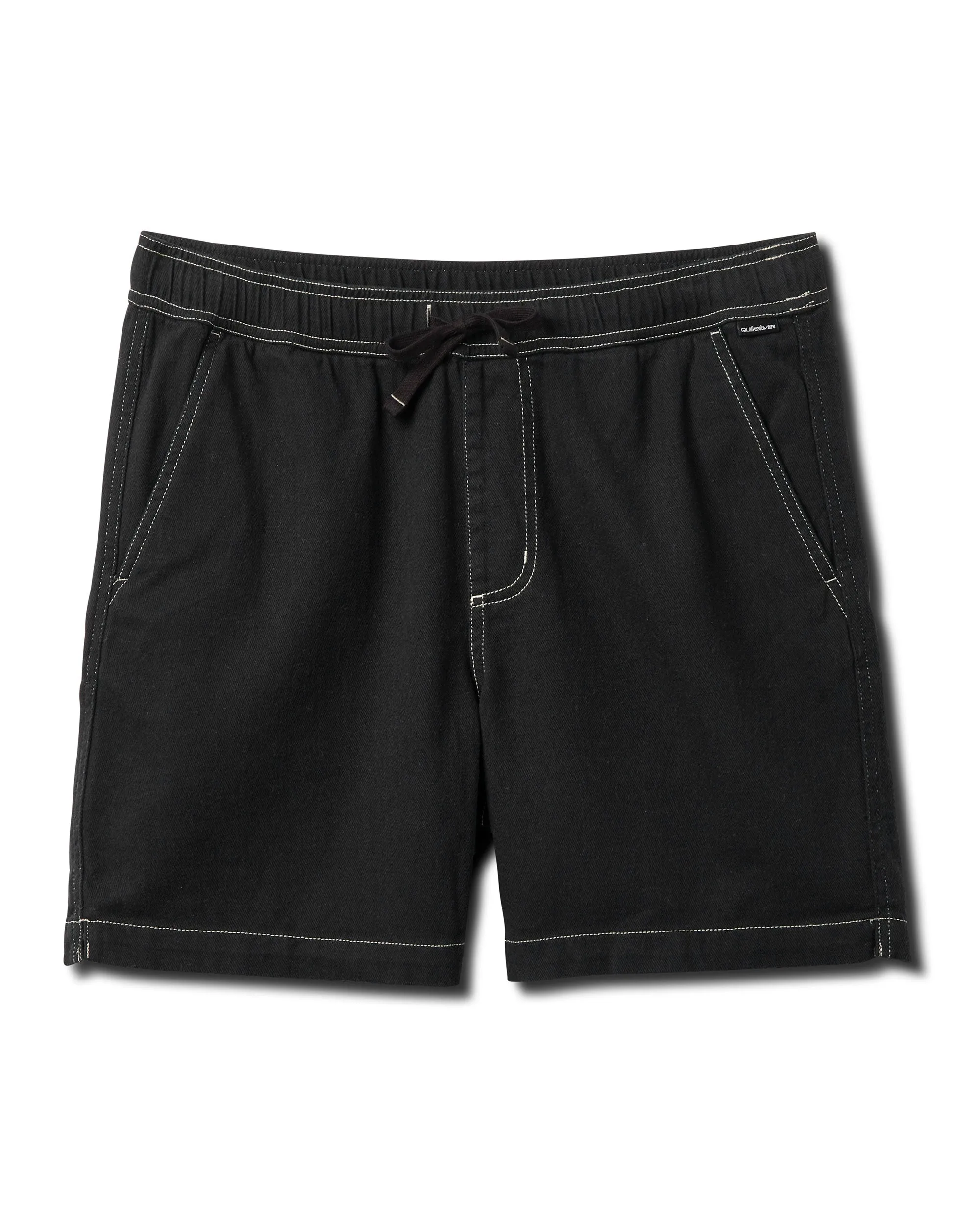 Taxer Big Twill Shorts - Black sold by Quiksilver