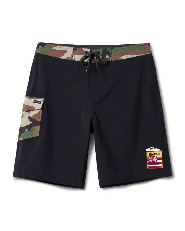 Surfsilk Hawaii 20" Boardshorts - Black made by Quiksilver