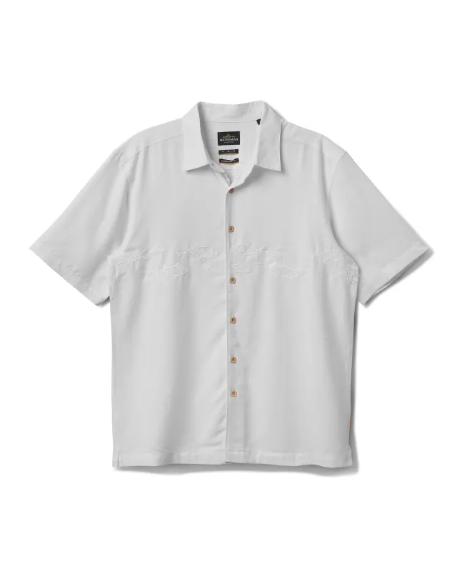 Waterman Offshore Short Sleeve Shirt - White sold by Quiksilver