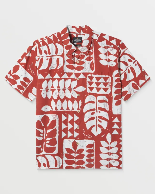 Waterman Turtle Island Shirt - Tandori Spice Print sold by Quiksilver