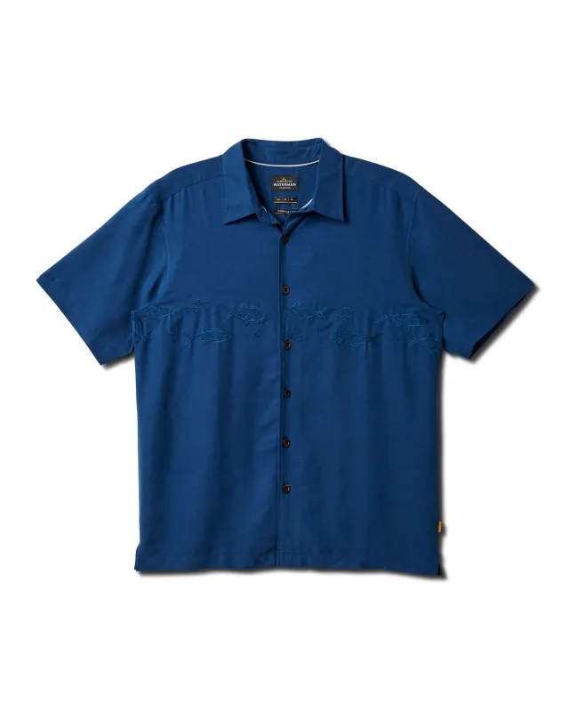 Waterman Offshore Short Sleeve Shirt - Wave sold by Quiksilver