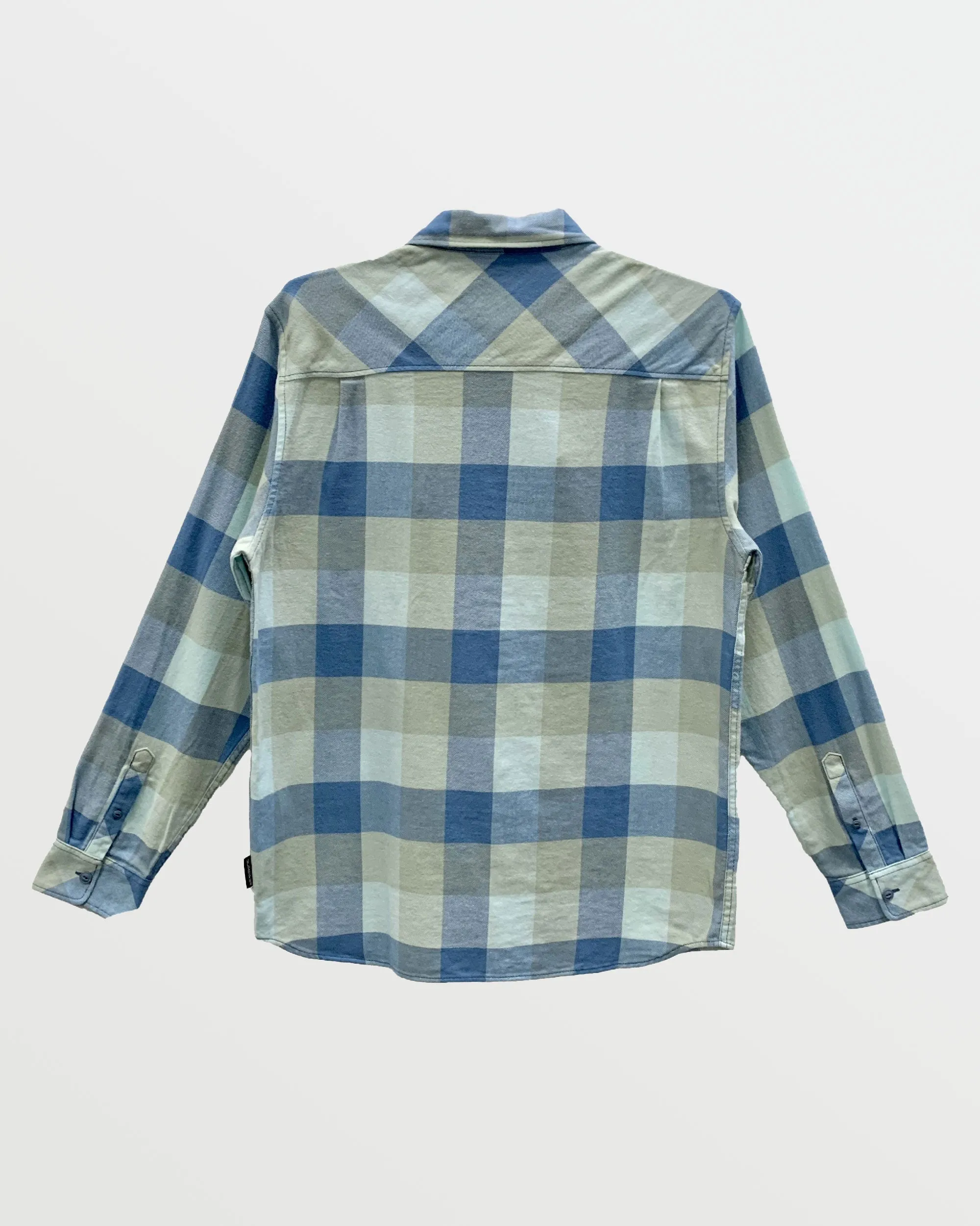 Motherfly Long Sleeve Flannel - Coronet Blue Motherfly Print sold by Quiksilver product image thumbnail 2