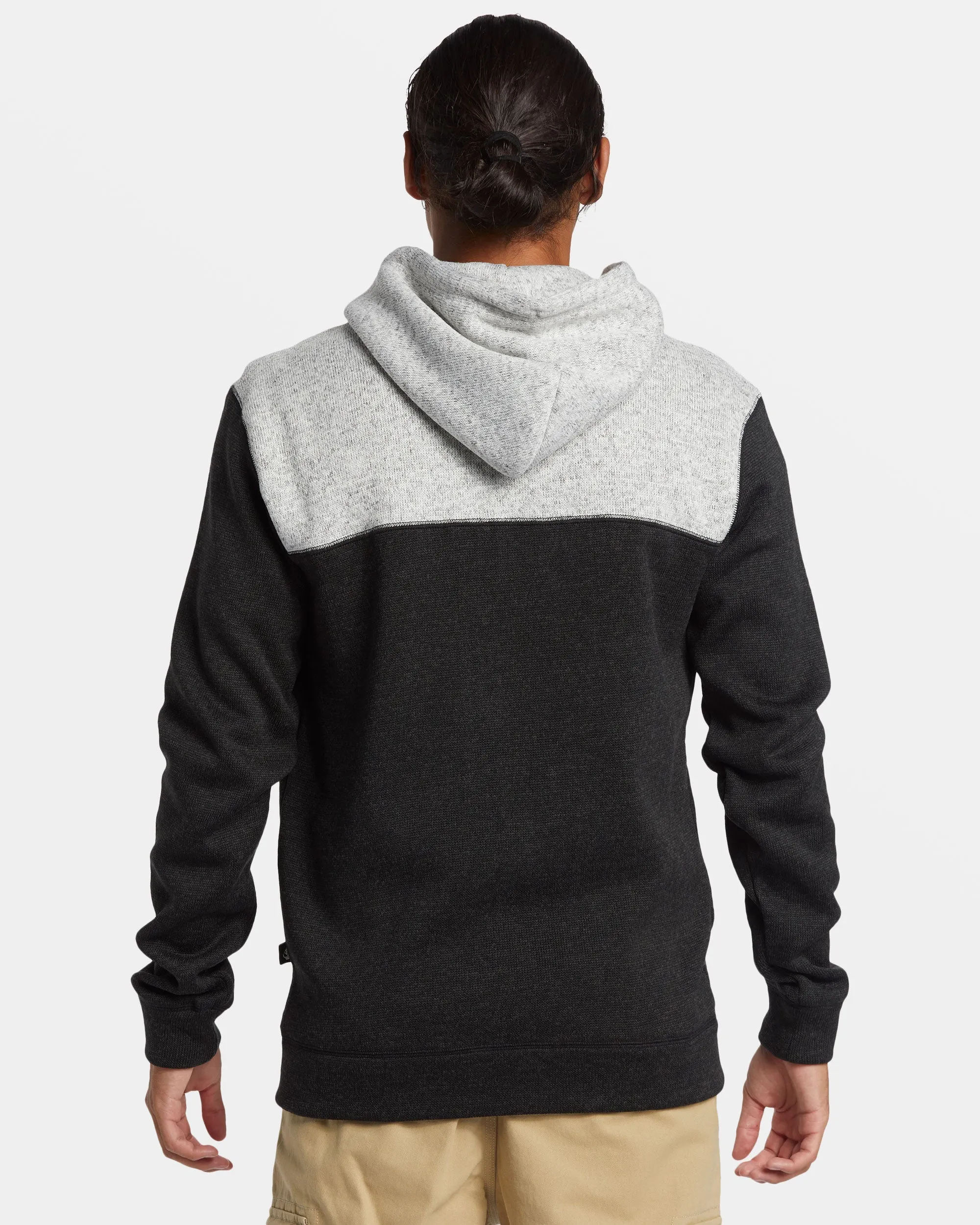 Keller Block Zip Hoodie - Black Heather sold by Quiksilver product image thumbnail 2