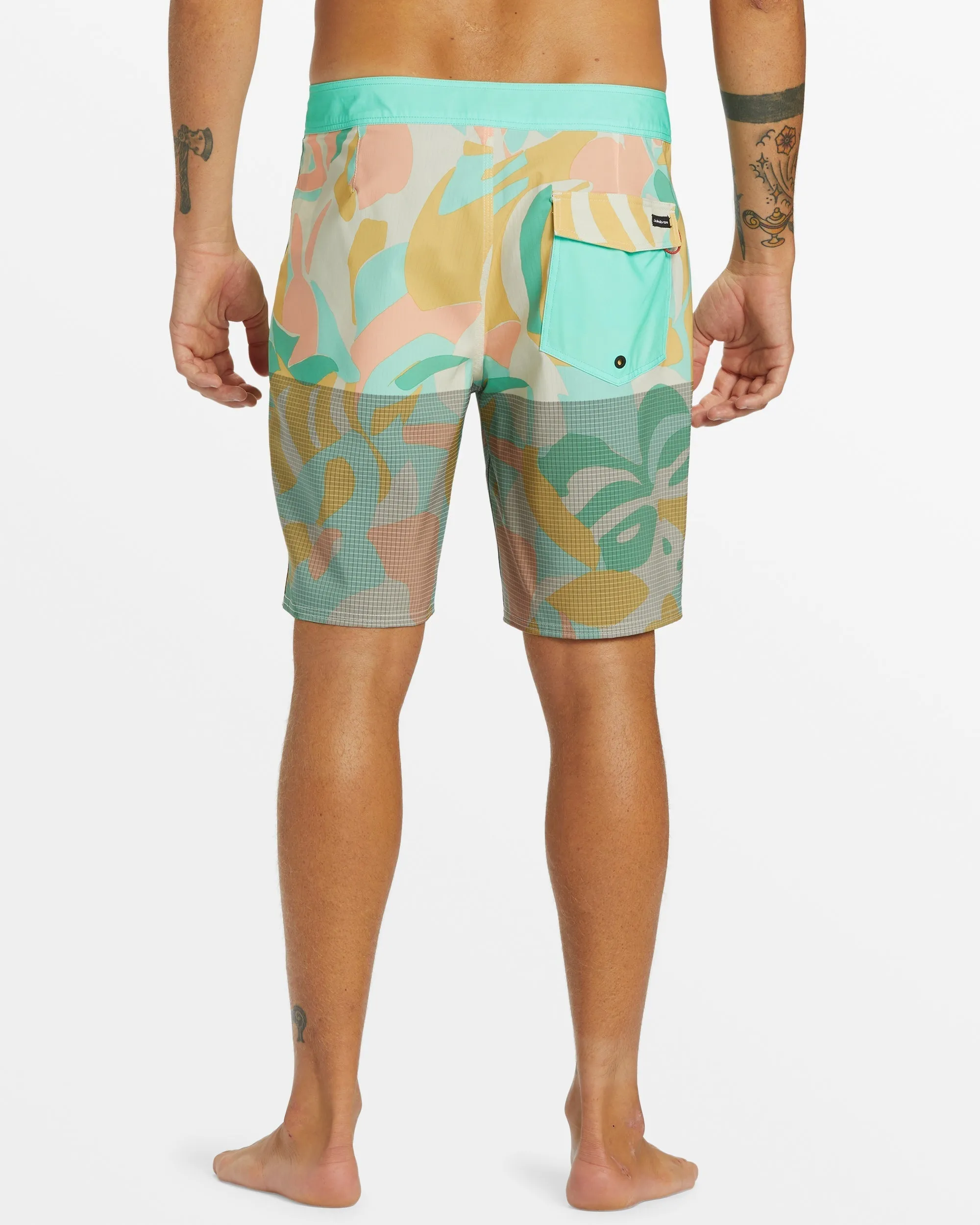Highline Straight Leg 19" Boardshorts - Beveled Glass sold by Quiksilver product image thumbnail 2