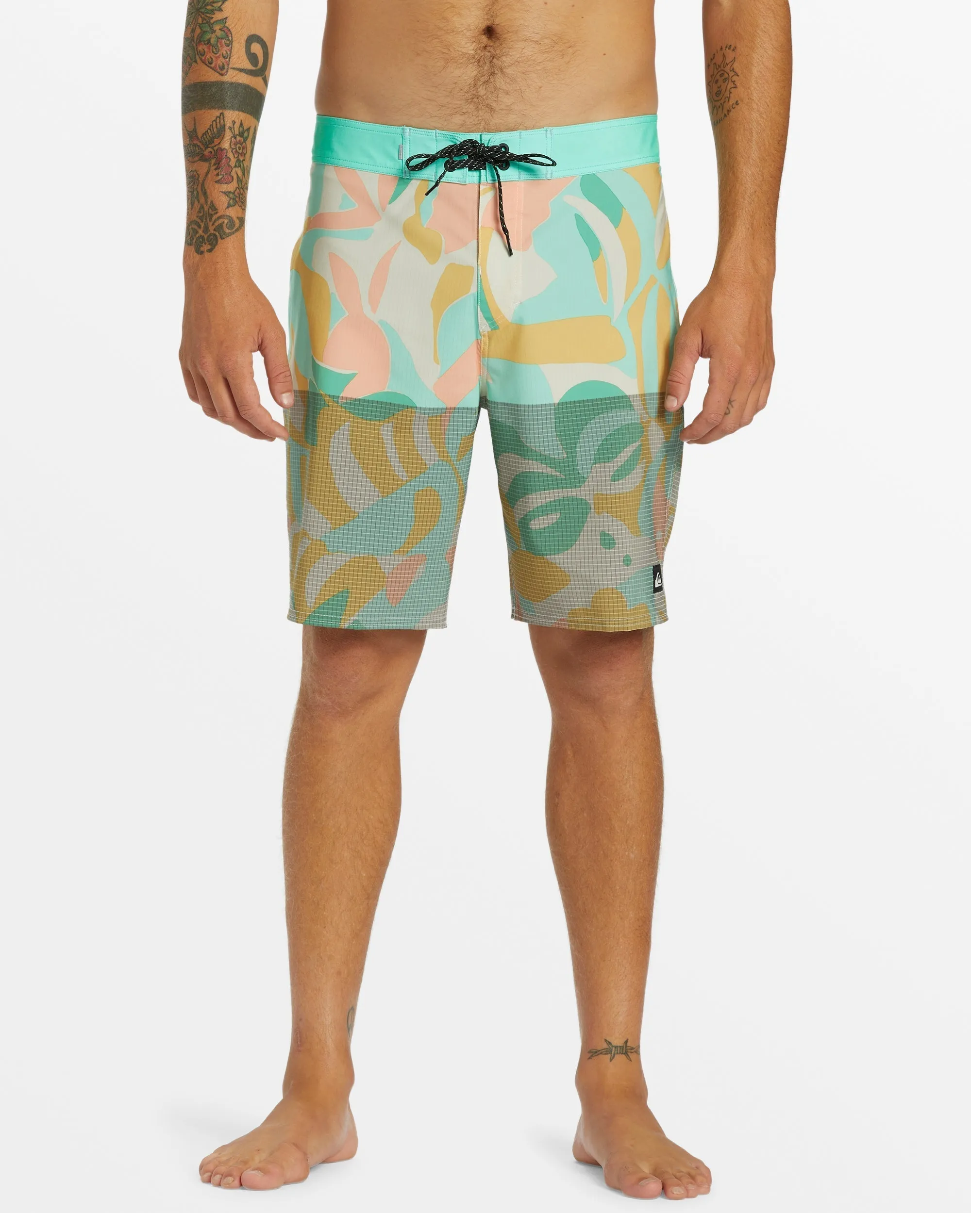 Highline Straight Leg 19" Boardshorts - Beveled Glass sold by Quiksilver