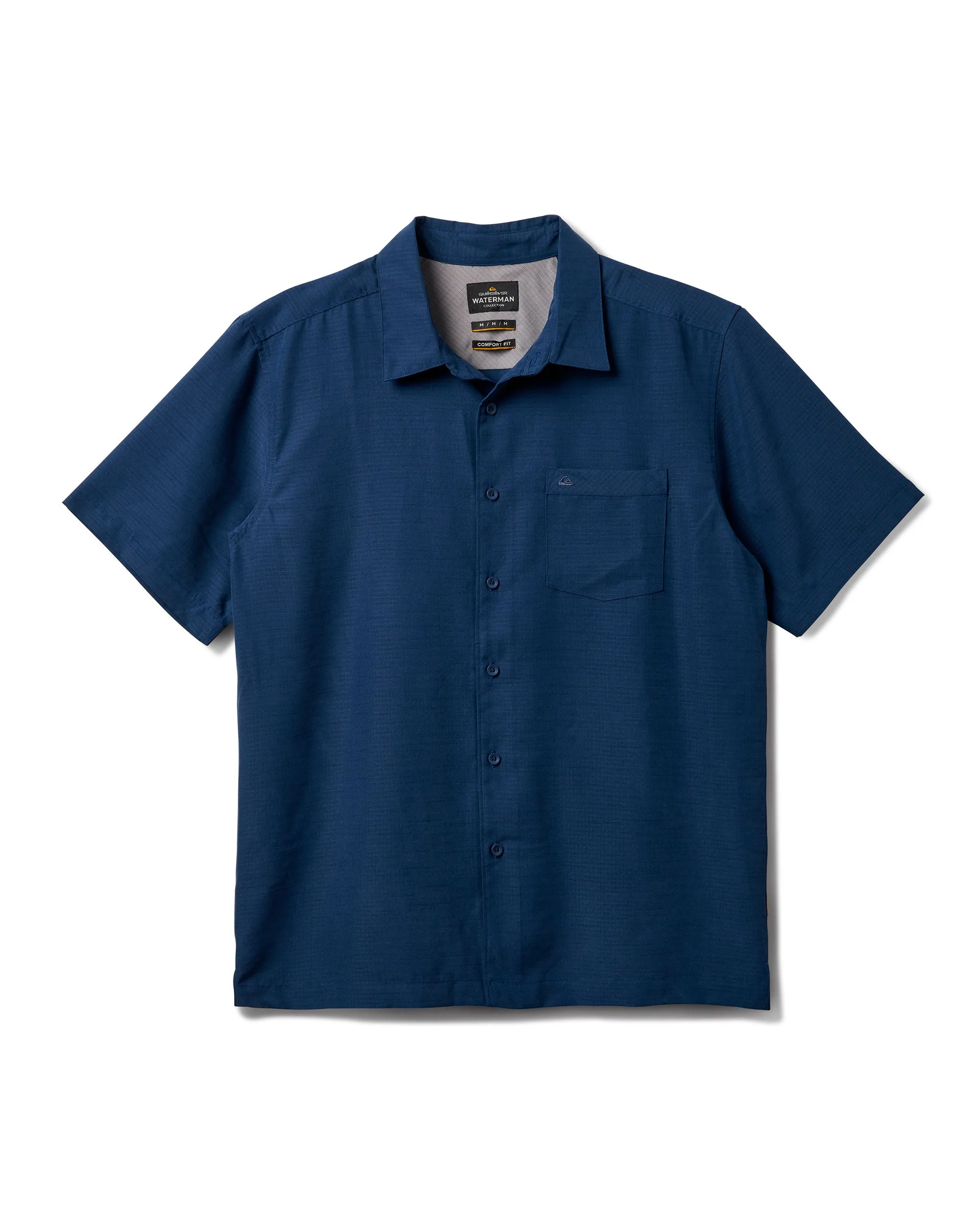 Waterman Centinela Premium Anti-Wrinkle Shirt - Navy sold by Quiksilver