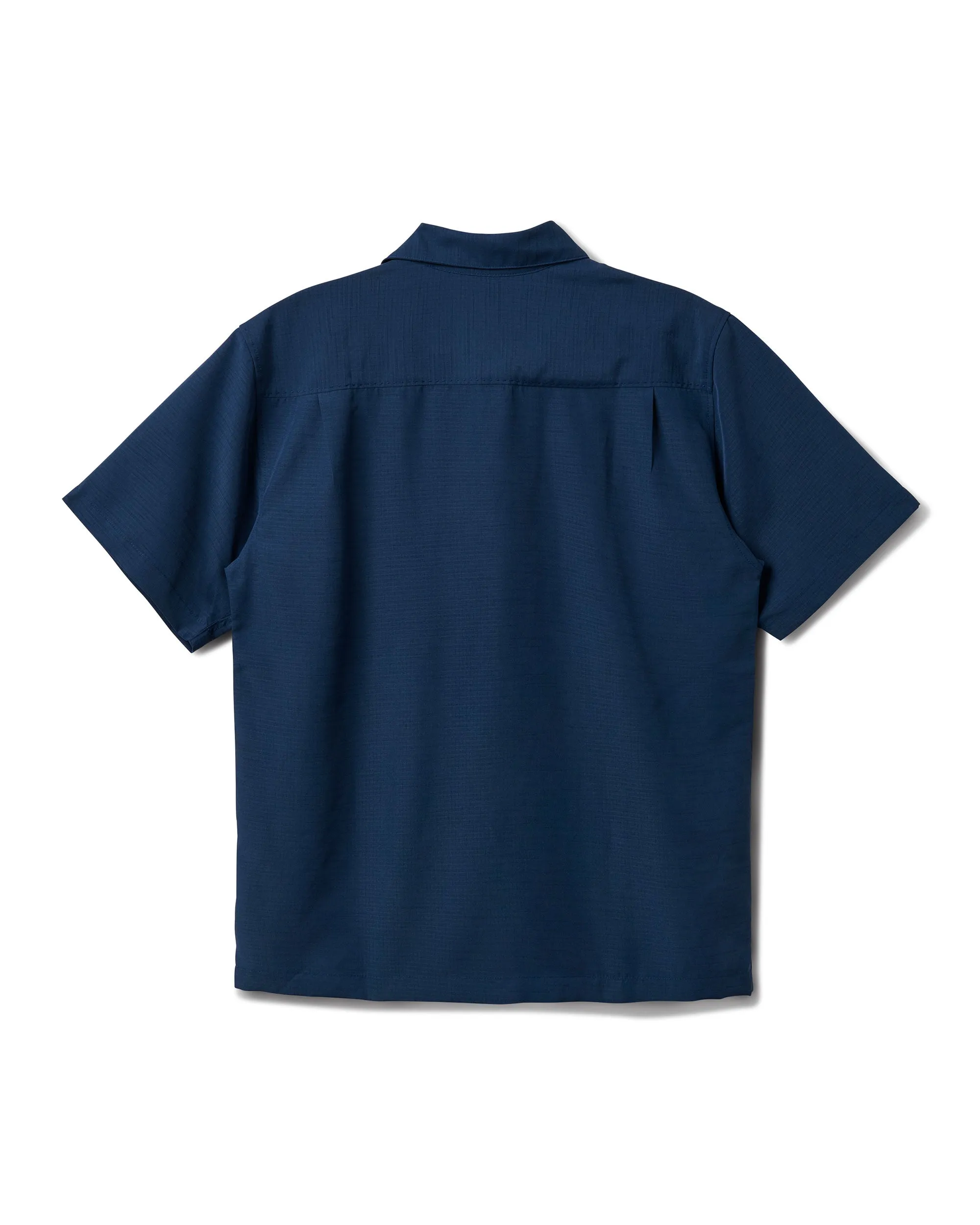 Waterman Centinela Premium Anti-Wrinkle Shirt - Navy sold by Quiksilver product image thumbnail 2