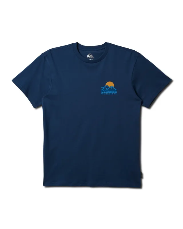 Blue Lines T-Shirt - Navy sold by Quiksilver