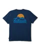 Blue Lines T-Shirt - Navy sold by Quiksilver
