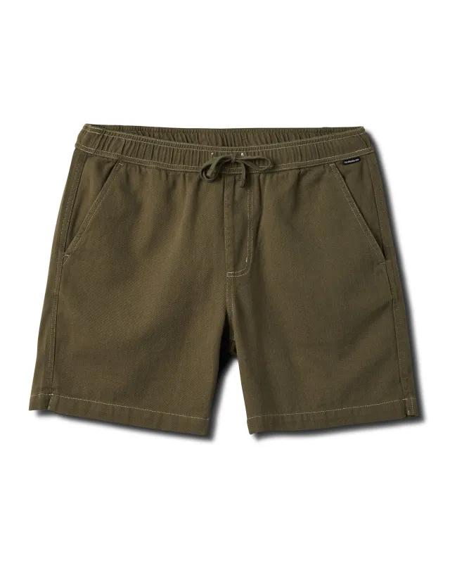 Taxer Big Twill Shorts - Army sold by Quiksilver