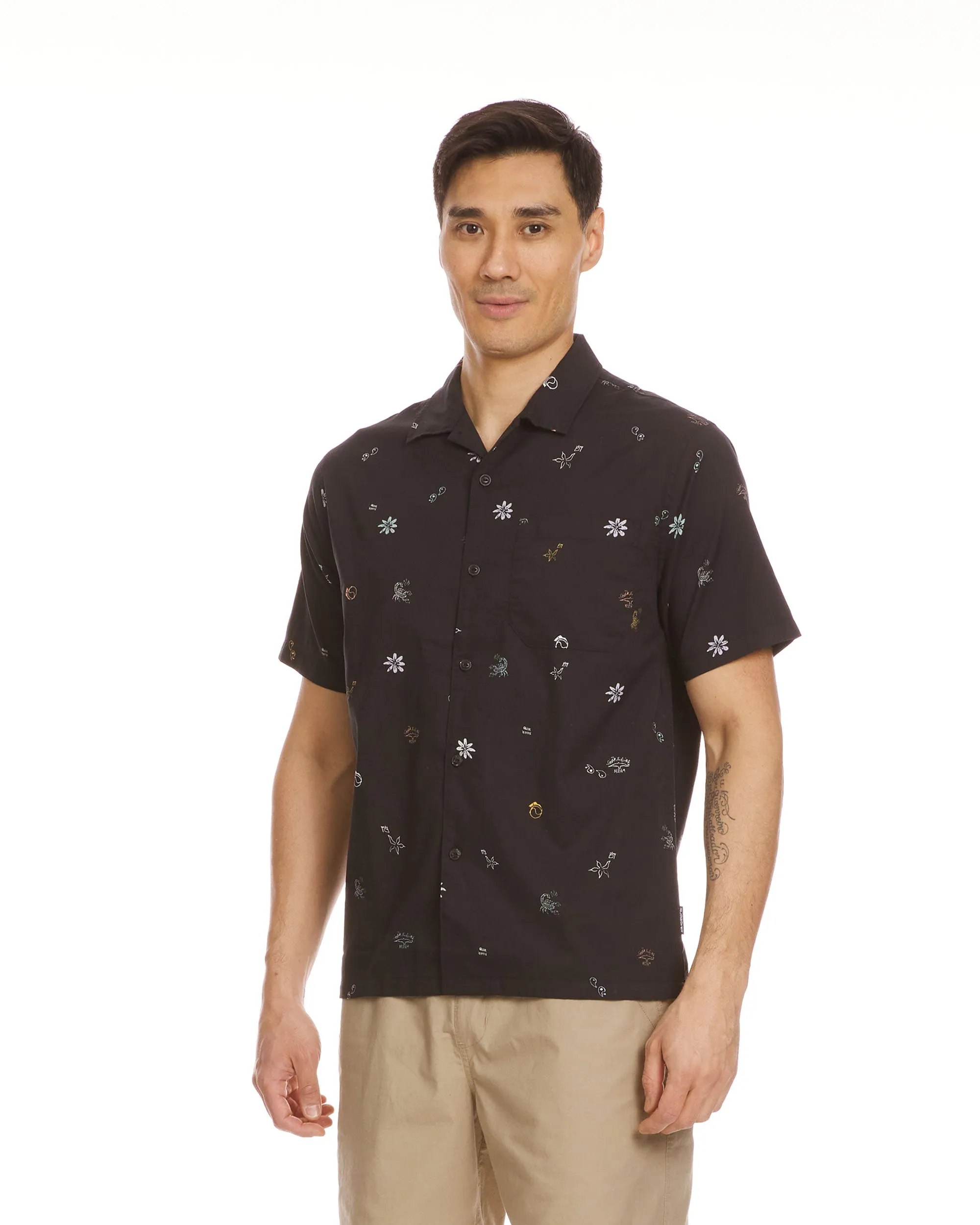 Beach Club Classic Short Sleeve Shirt - Black sold by Quiksilver product image thumbnail 3