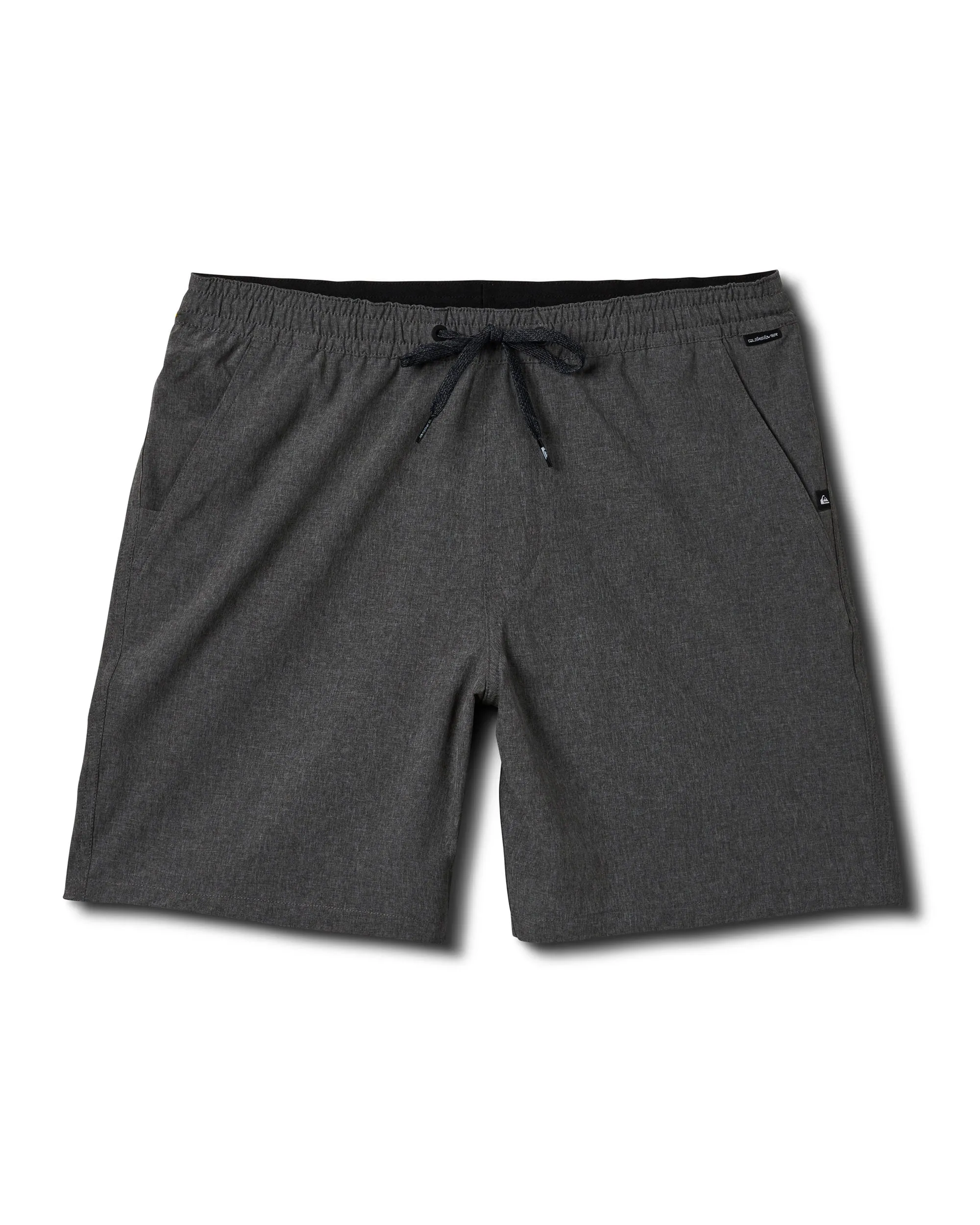 Taxer Heather Amphibian 18" Hybrid Shorts - Black sold by Quiksilver