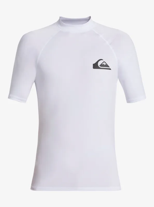 Everyday UPF 50 Short Sleeve Rashguard - White sold by Quiksilver
