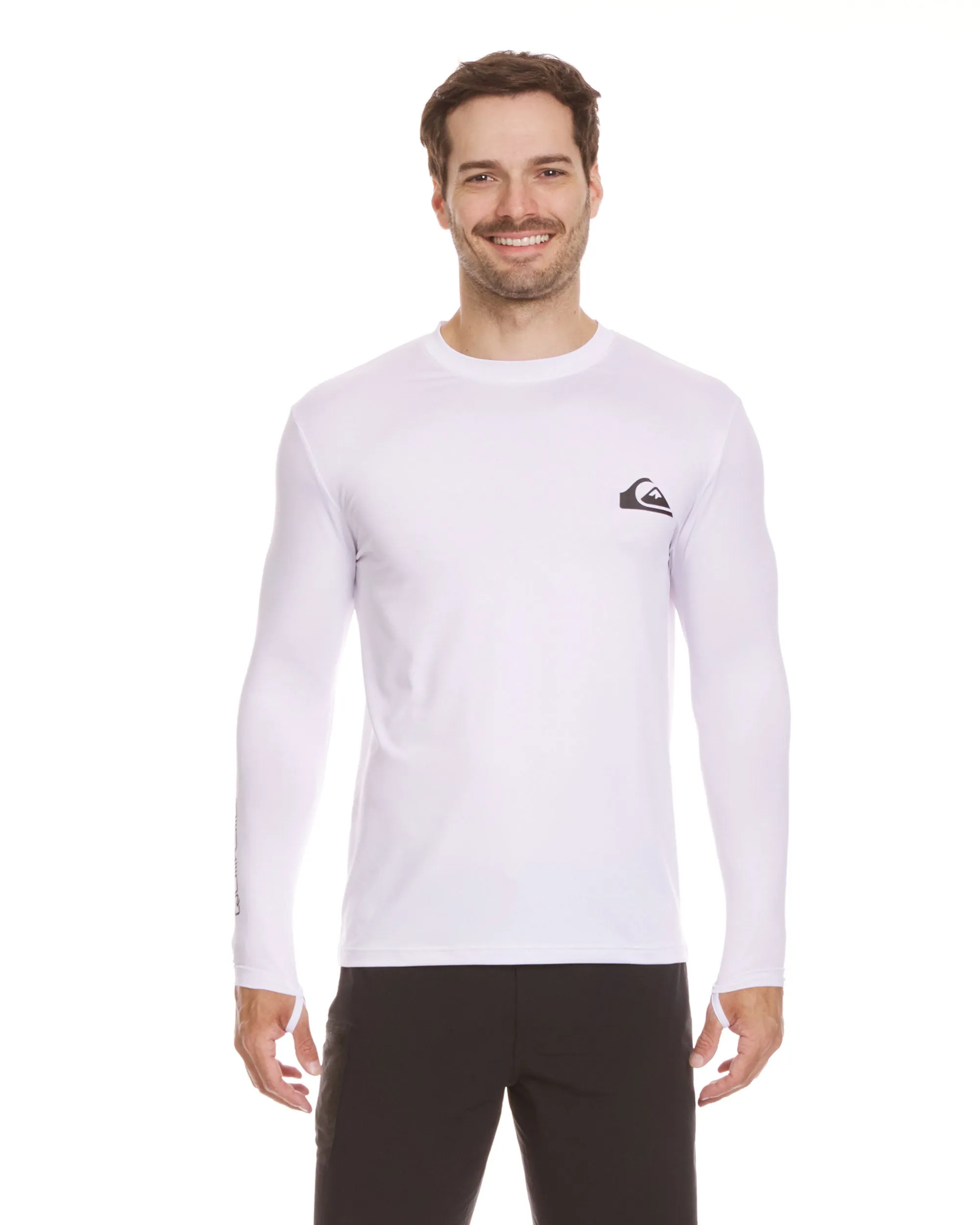 Everyday Long Sleeve Surf Tee - White sold by Quiksilver