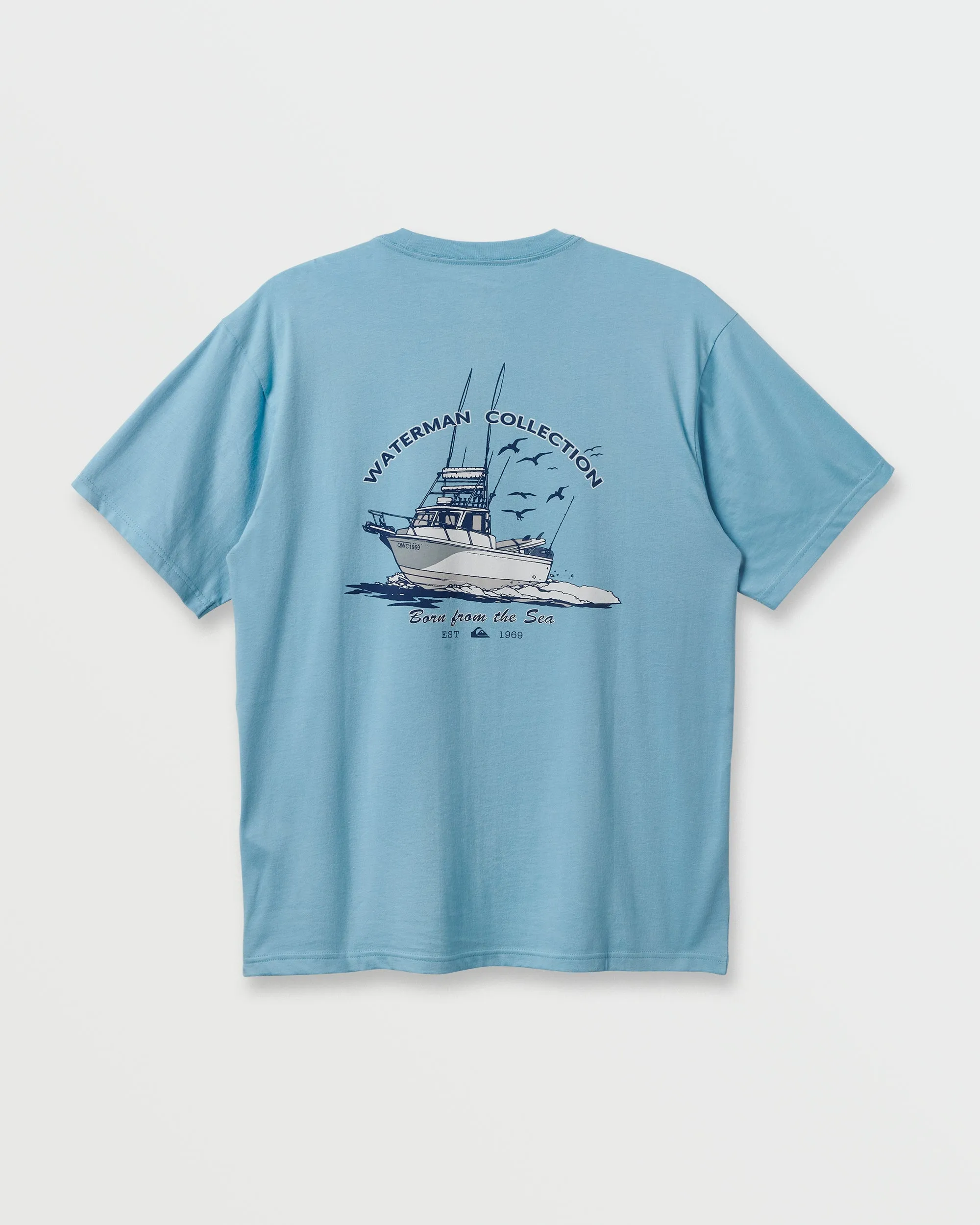 Waterman Long Weekend T-Shirt - Cali Blue sold by Quiksilver product image thumbnail 2