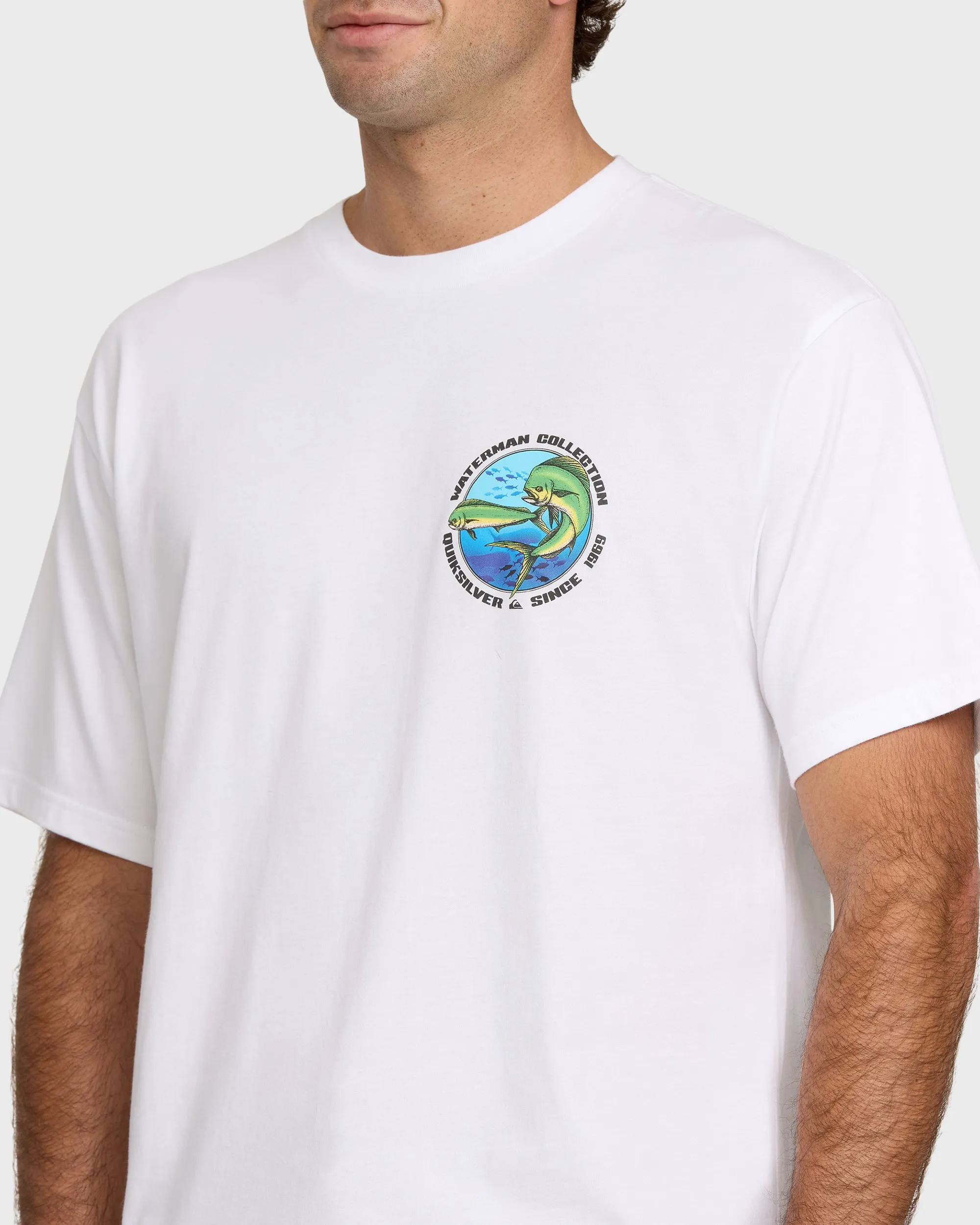 Waterman Baitball T-Shirt - White sold by Quiksilver product image thumbnail 5