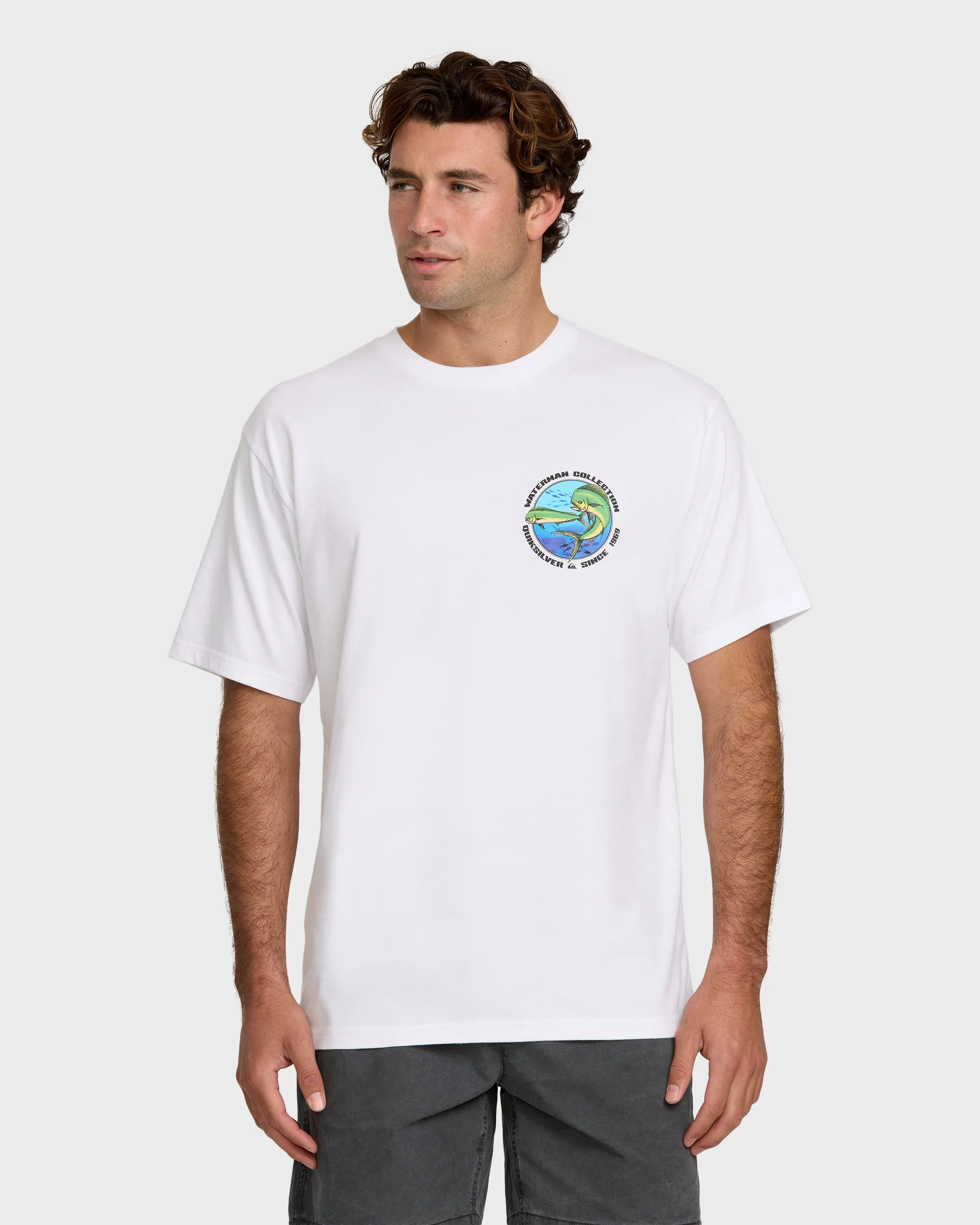 Waterman Baitball T-Shirt - White sold by Quiksilver