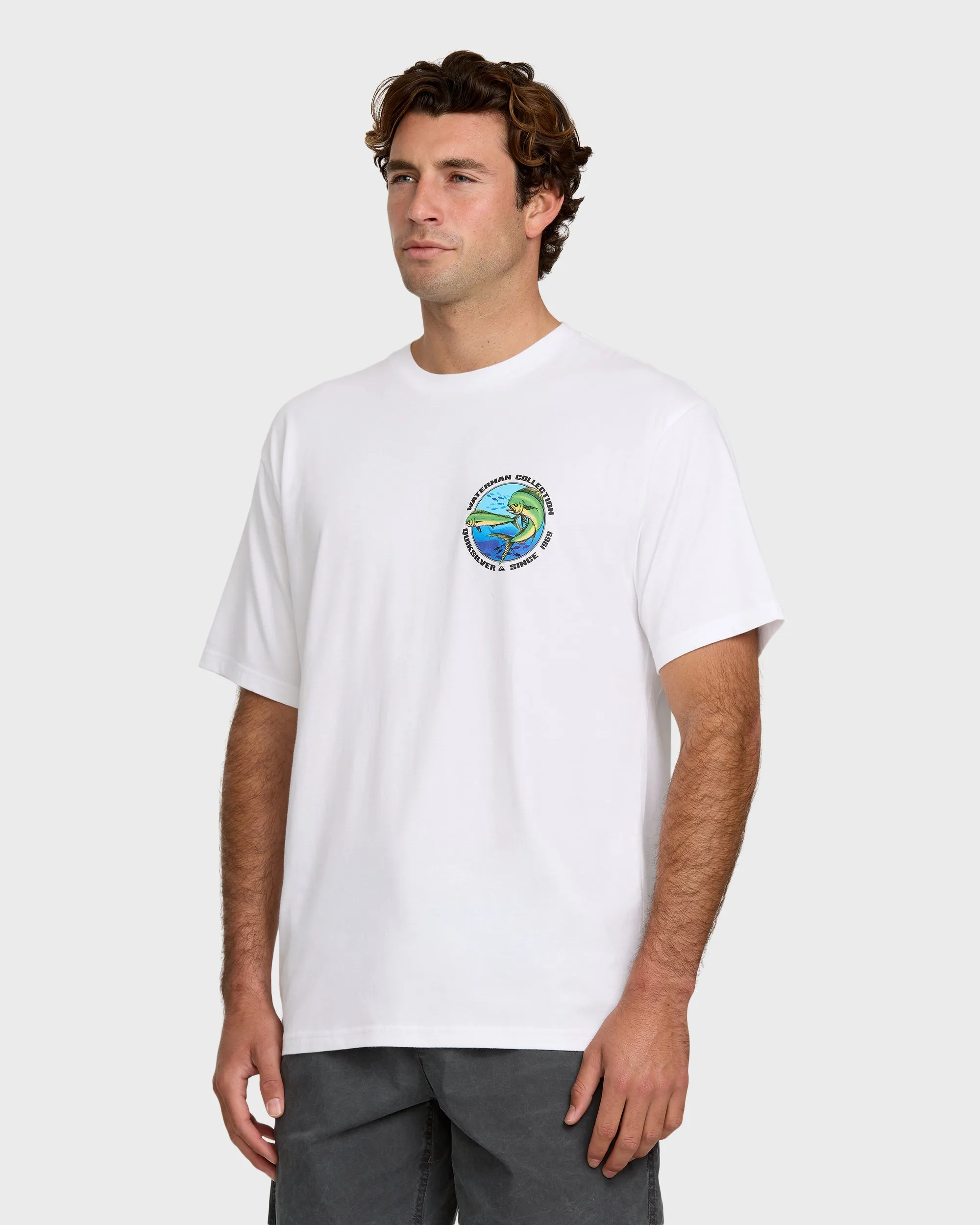 Waterman Baitball T-Shirt - White sold by Quiksilver product image thumbnail 3