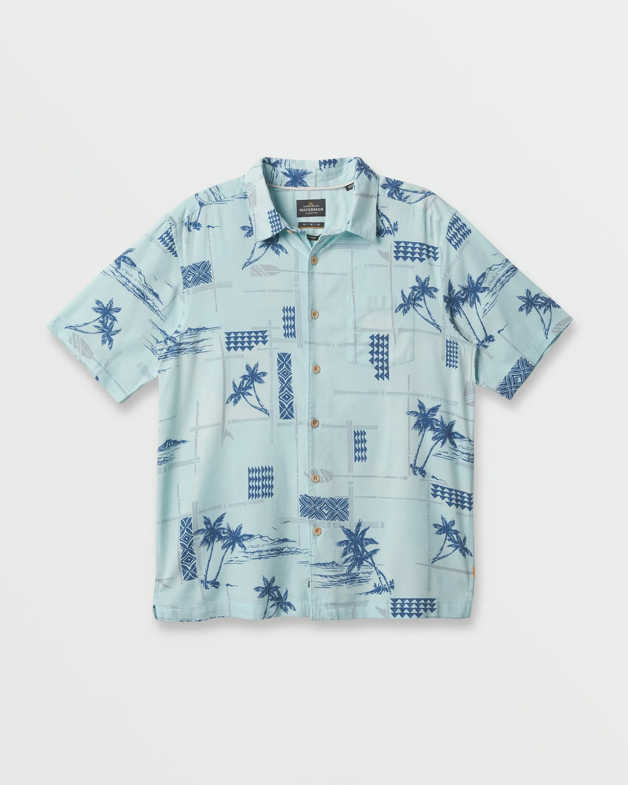 Waterman Island Magic Shirt - Beach Blue sold by Quiksilver