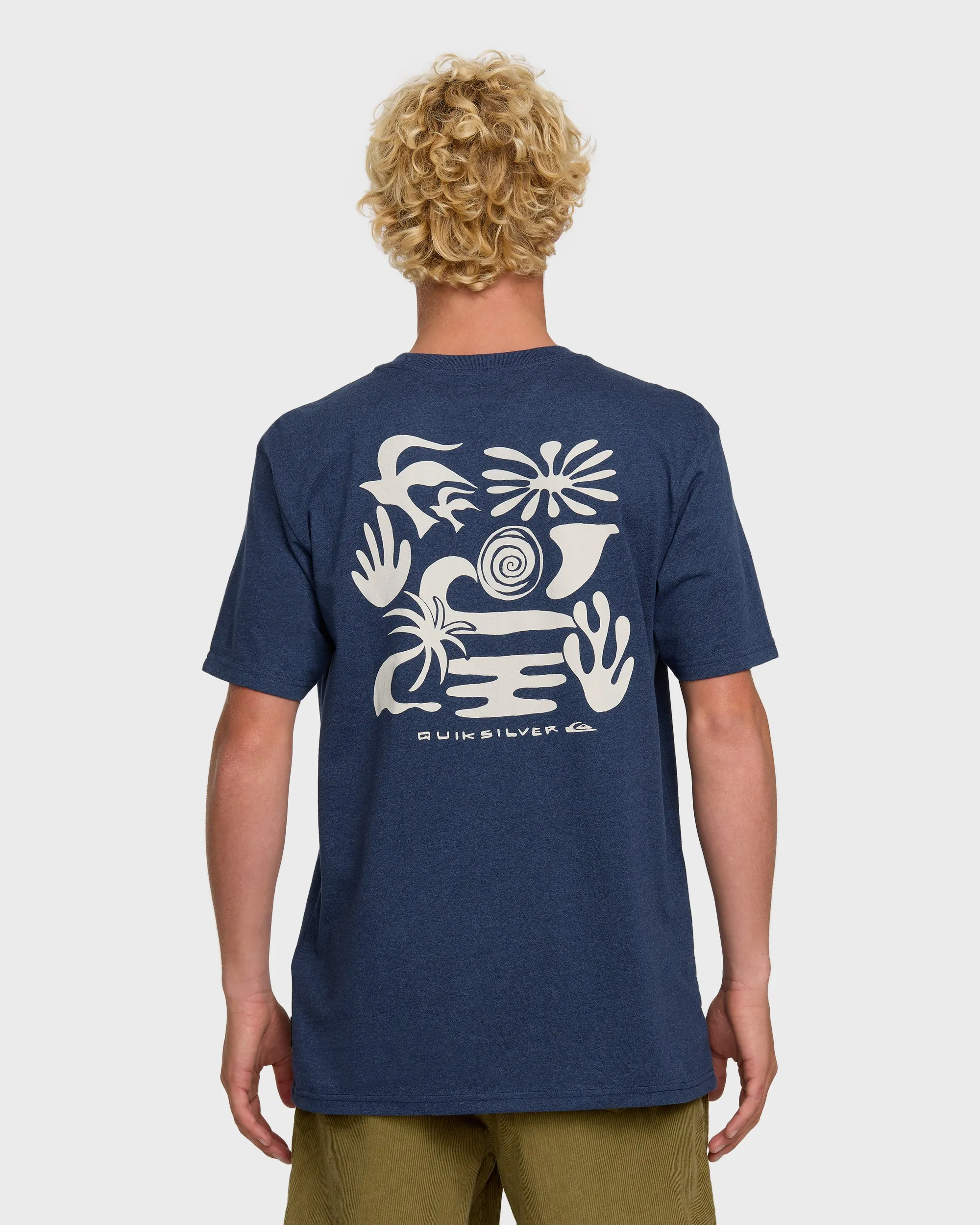 Free Bird T-Shirt - Navy Heather sold by Quiksilver product image thumbnail 2