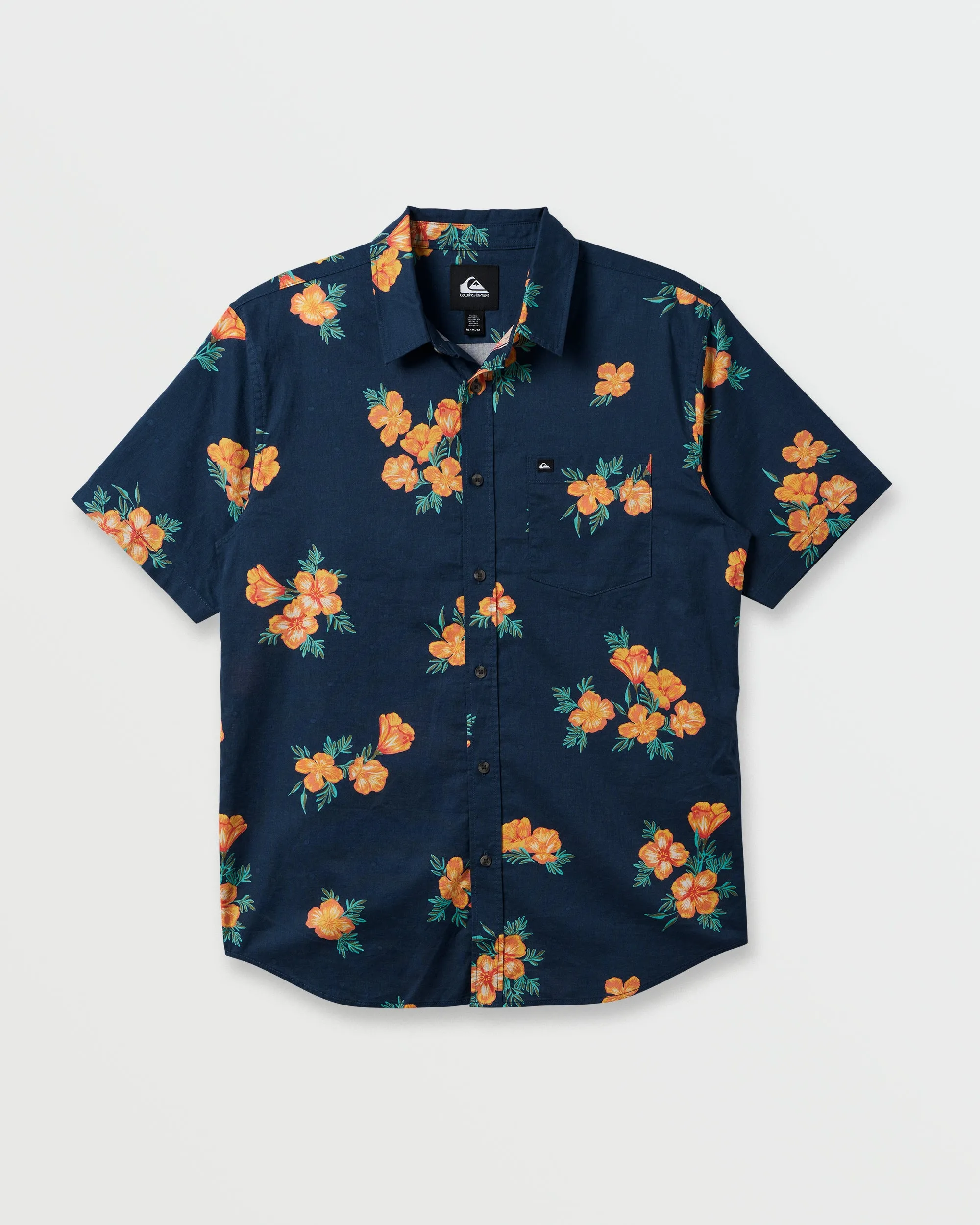 Habitats Classic Short Sleeve Shirt - Navy sold by Quiksilver product image thumbnail 2