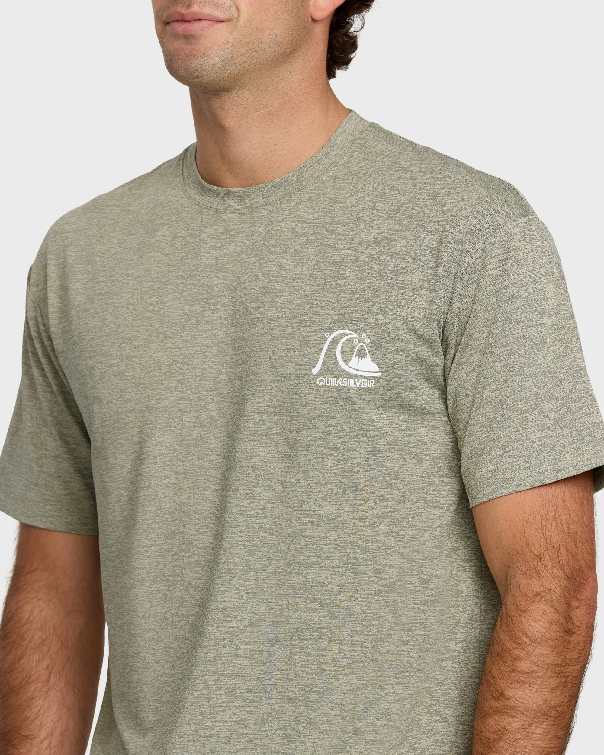 DNA Logo Surf Short Sleeve Surf Tee - Smoked Gray Heather sold by Quiksilver product image thumbnail 5