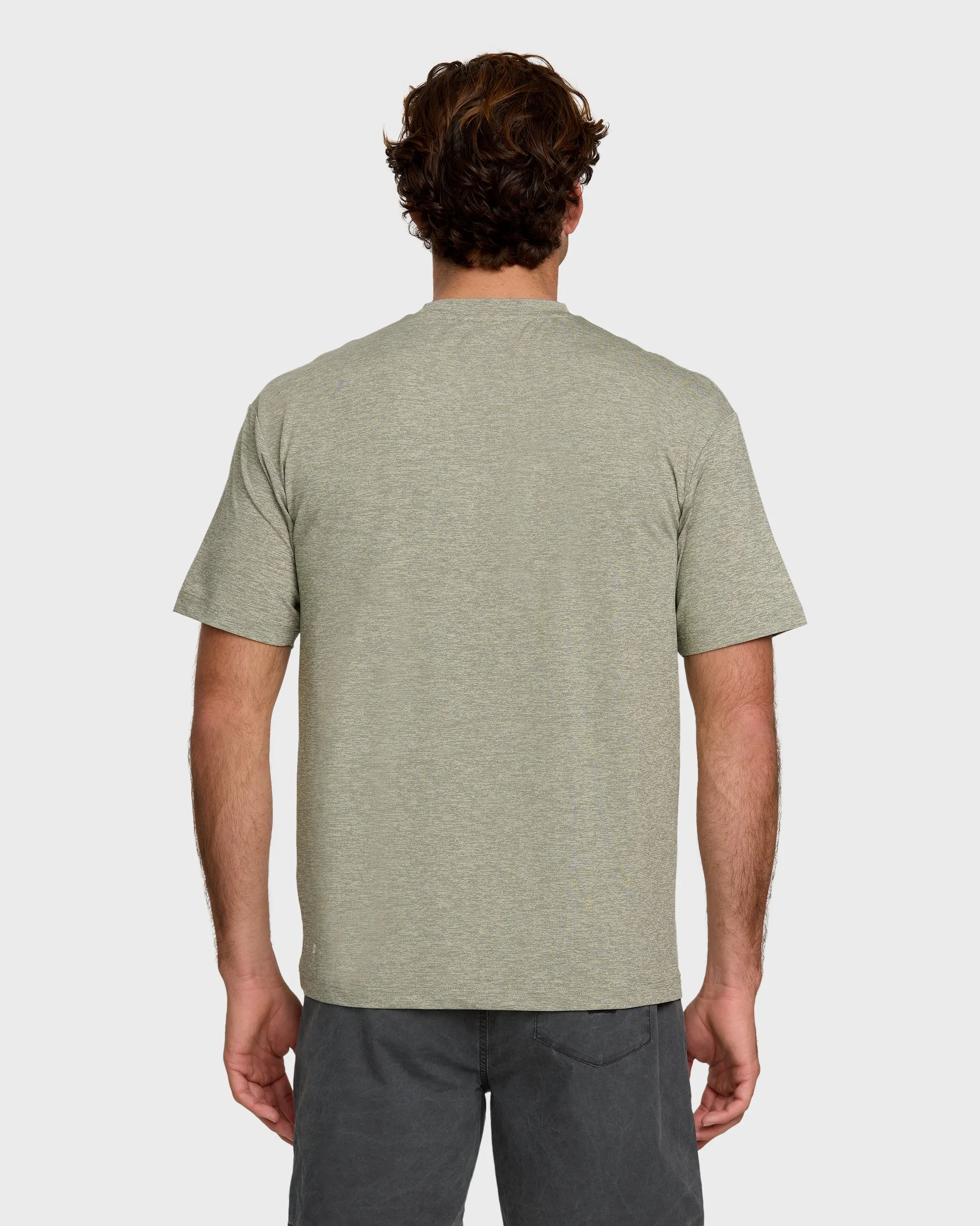 DNA Logo Surf Short Sleeve Surf Tee - Smoked Gray Heather sold by Quiksilver product image thumbnail 2