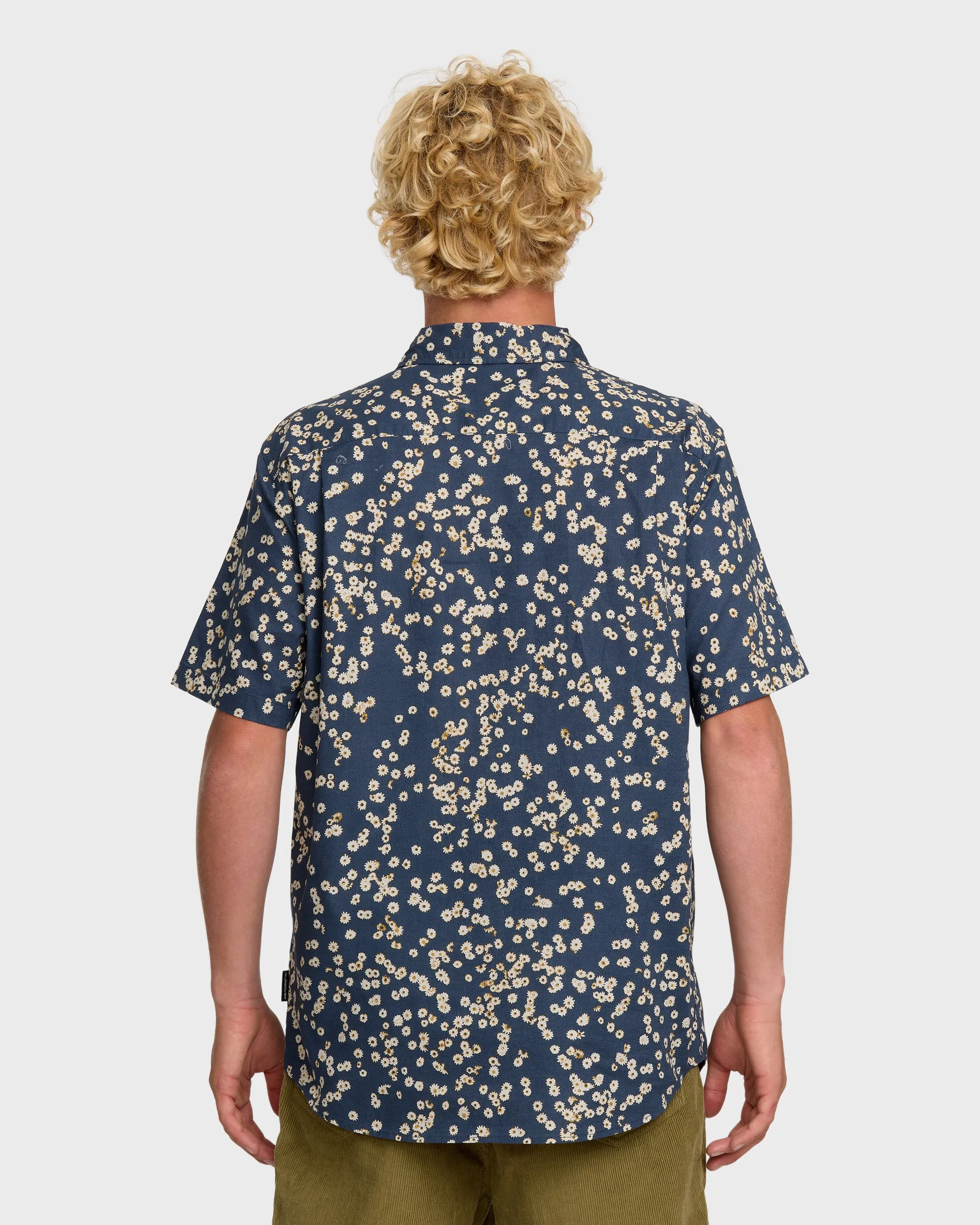 Cosmic Fields Classic Short Sleeve Shirt - Navy sold by Quiksilver product image thumbnail 2