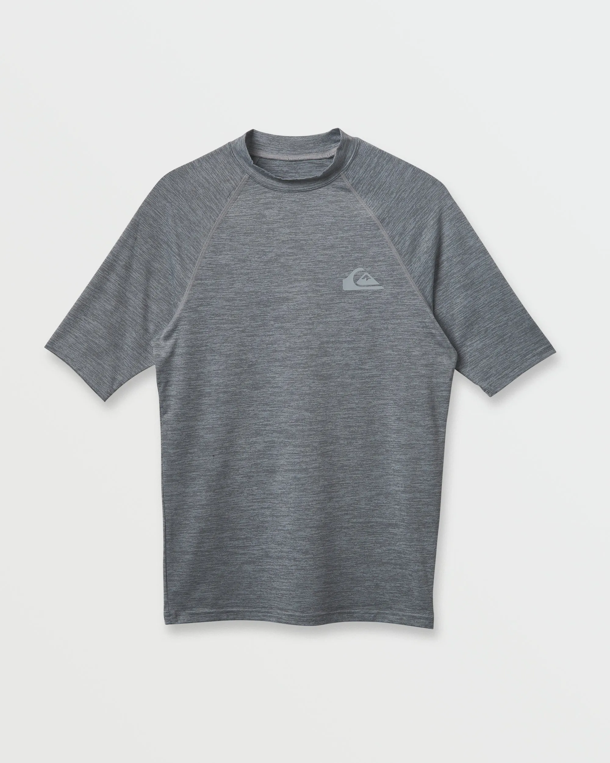 Everyday UPF 50 Short Sleeve Rashguard - Smoked Gray Heather sold by Quiksilver