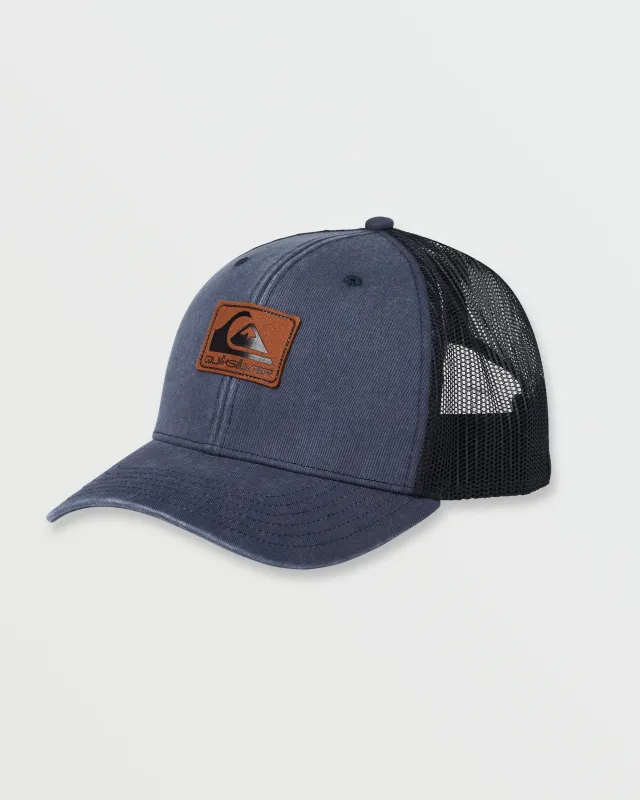 Up The Hatch Trucker Hat - Navy sold by Quiksilver