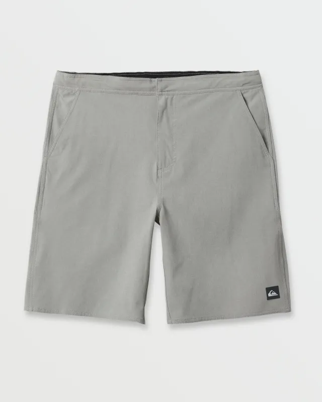 Waterman Suva 20" Amphibian Hybrid Shorts - Light Gray Heather sold by Quiksilver
