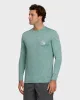 DNA Logo Surf  Long Sleeve Surf Tee - Jade Heather sold by Quiksilver