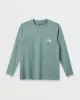 DNA Logo Surf  Long Sleeve Surf Tee - Jade Heather sold by Quiksilver