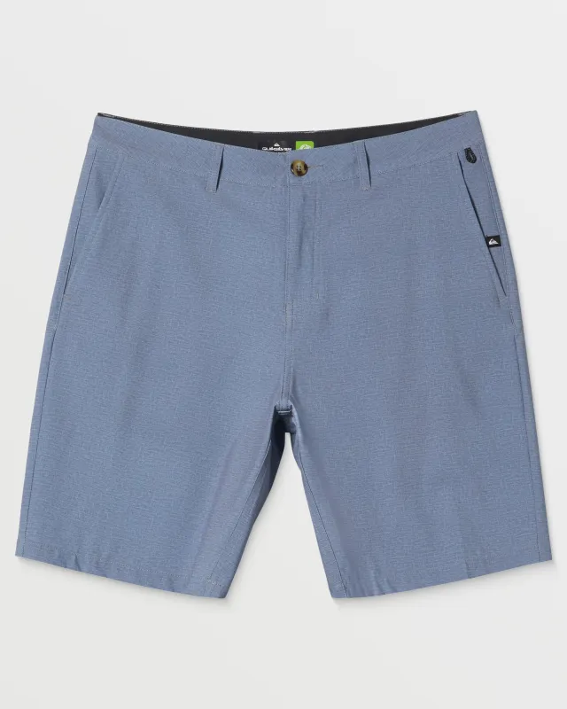 Union Heather Amphibian 20" Hybrid Shorts - Flint Stone sold by Quiksilver