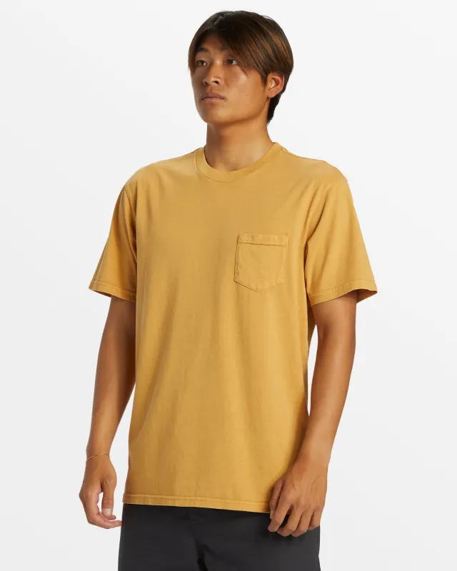 Salt Water Pocket Tee T-Shirt - Mustard sold by Quiksilver