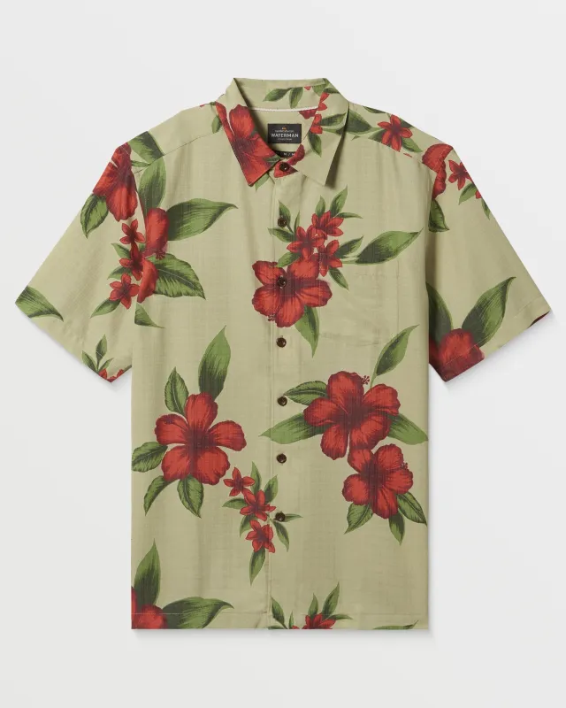Waterman Outer Reef Shirt - Overcast Print sold by Quiksilver