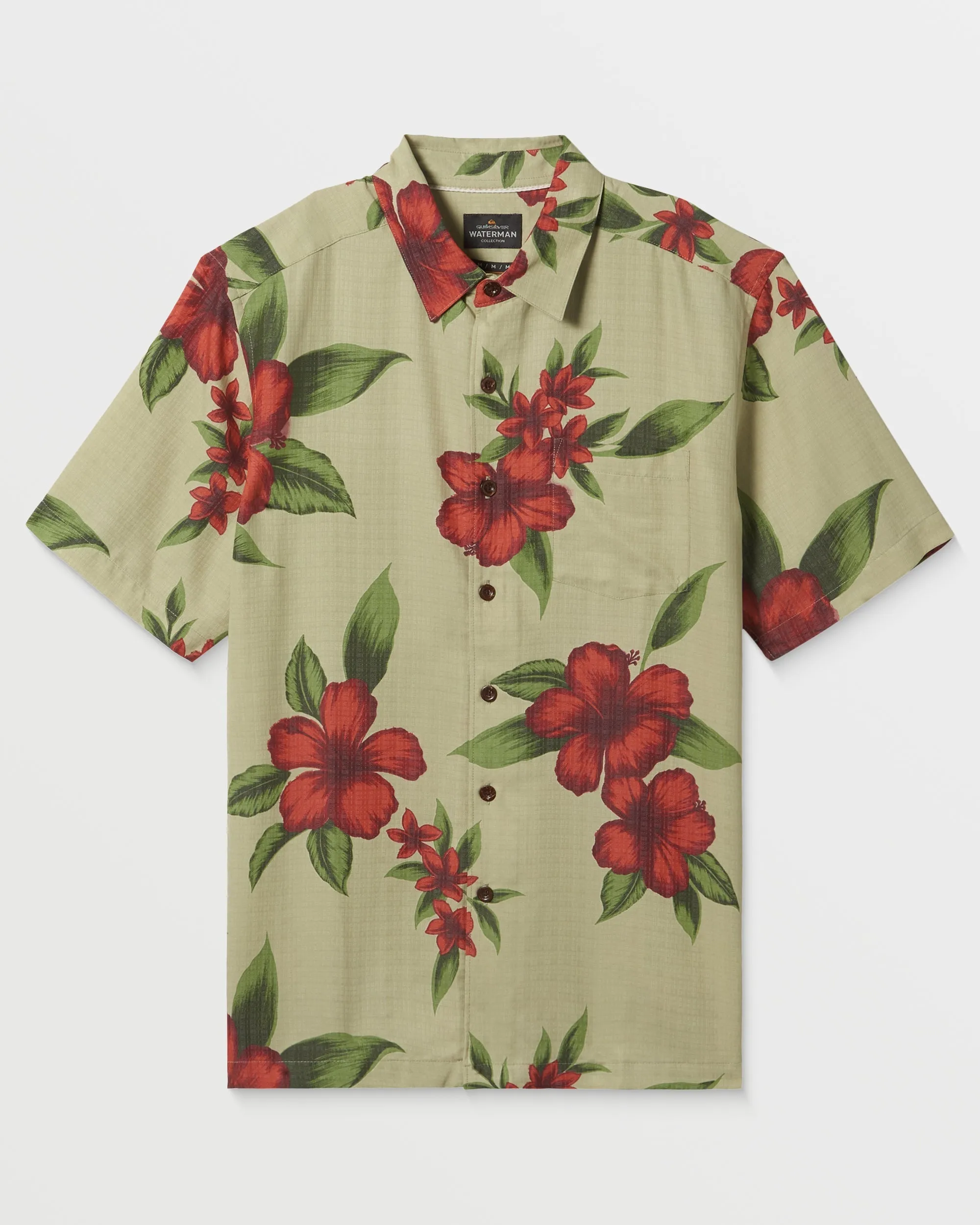 Waterman Outer Reef Shirt - Overcast Print sold by Quiksilver