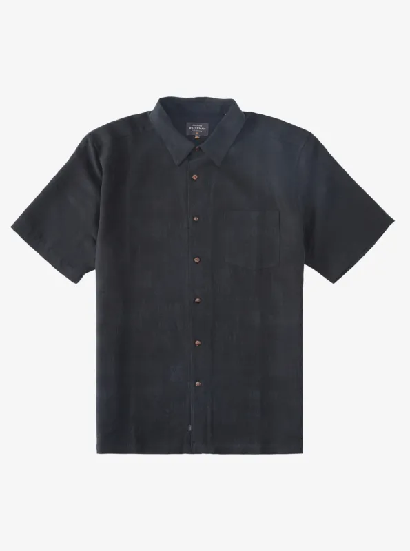Waterman Manele Bay Short Sleeve Shirt - Black sold by Quiksilver