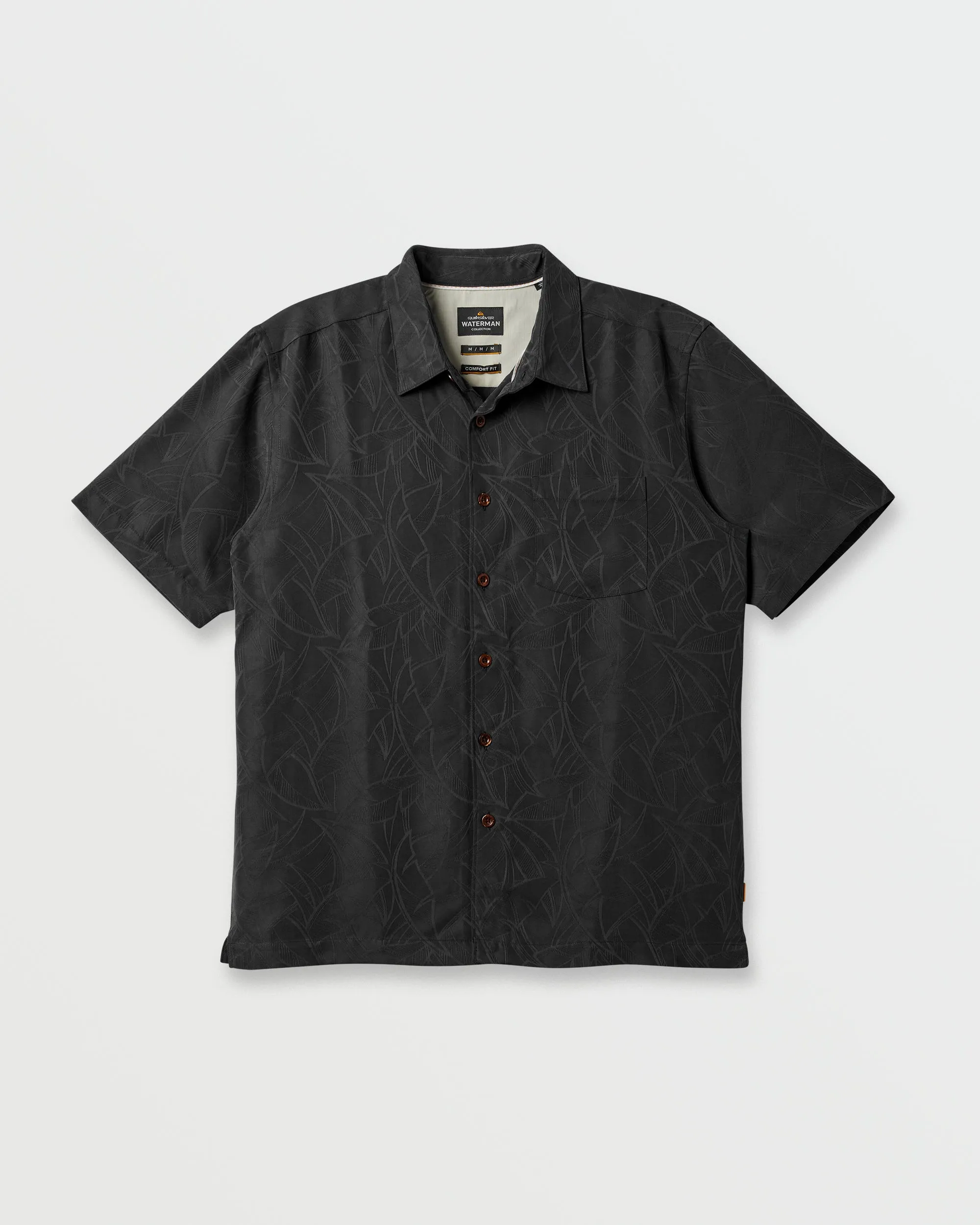 Waterman Island Jungle Shirt - Phantom sold by Quiksilver