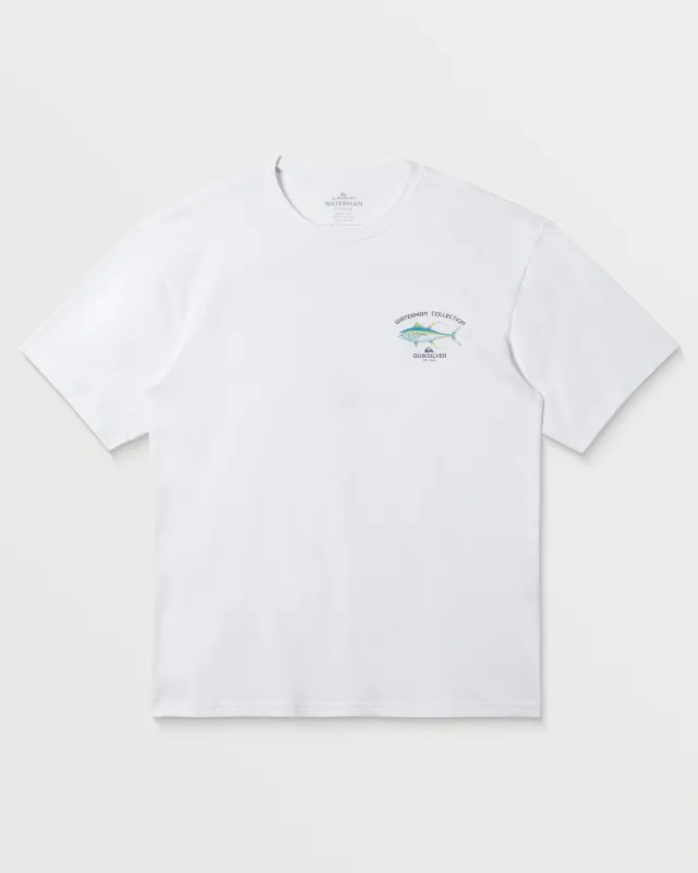 Waterman Fresh Fish T-Shirt - White sold by Quiksilver