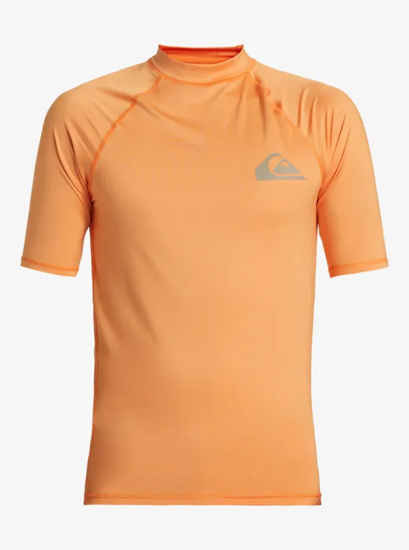 Everyday UPF 50 Short Sleeve Rashguard - Tangerine sold by Quiksilver