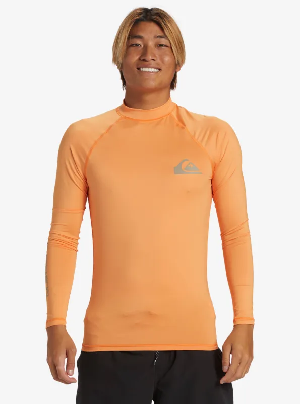 Everyday UPF 50 Long Sleeve Rashguard - Tangerine sold by Quiksilver