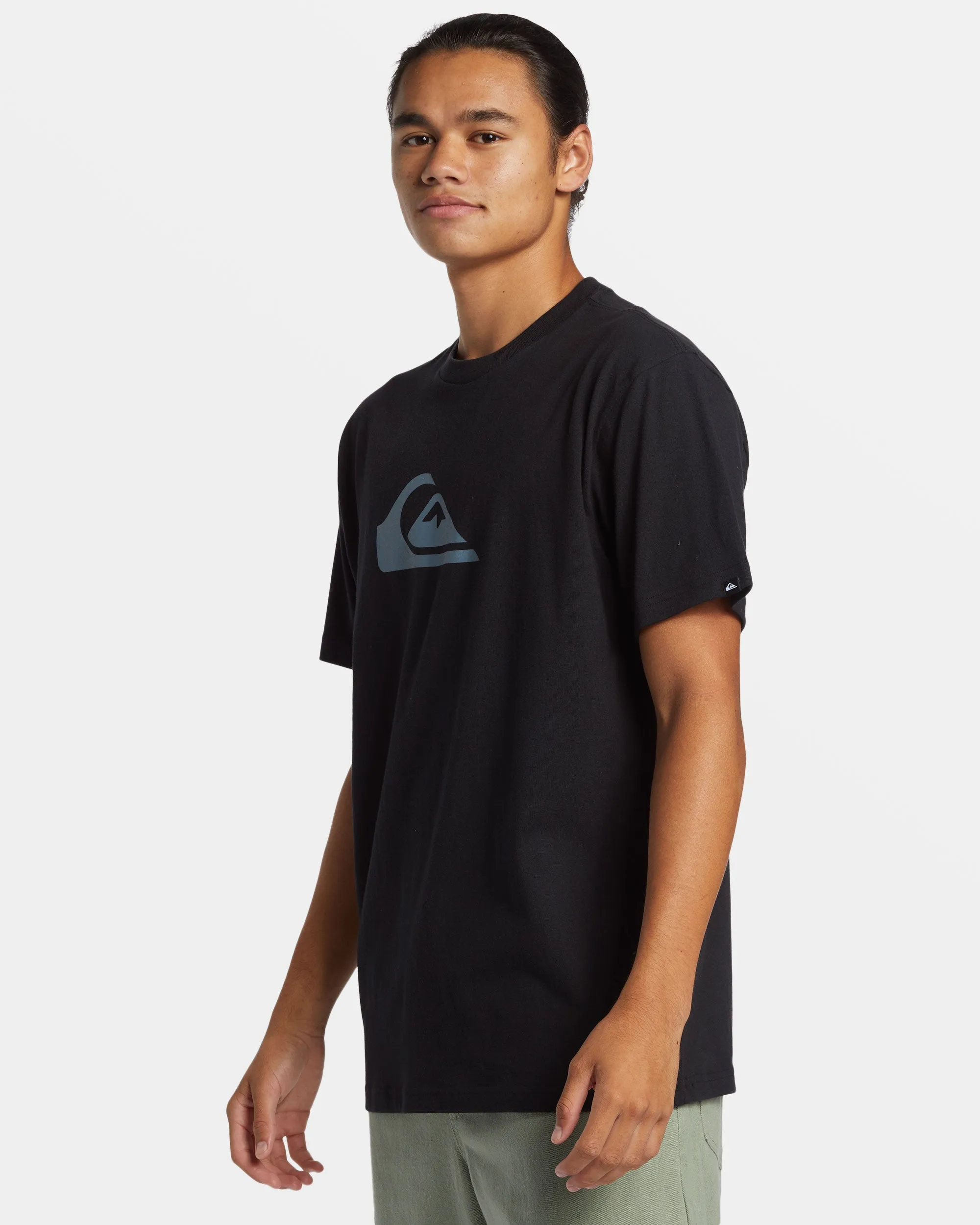 Comp Logo T-Shirt - Black sold by Quiksilver product image thumbnail 4