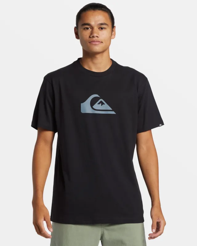 Comp Logo T-Shirt - Black sold by Quiksilver