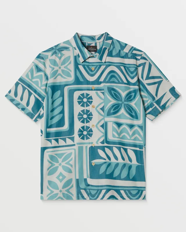 Waterman Bruddah Shirt - Larskpur Print made by Quiksilver